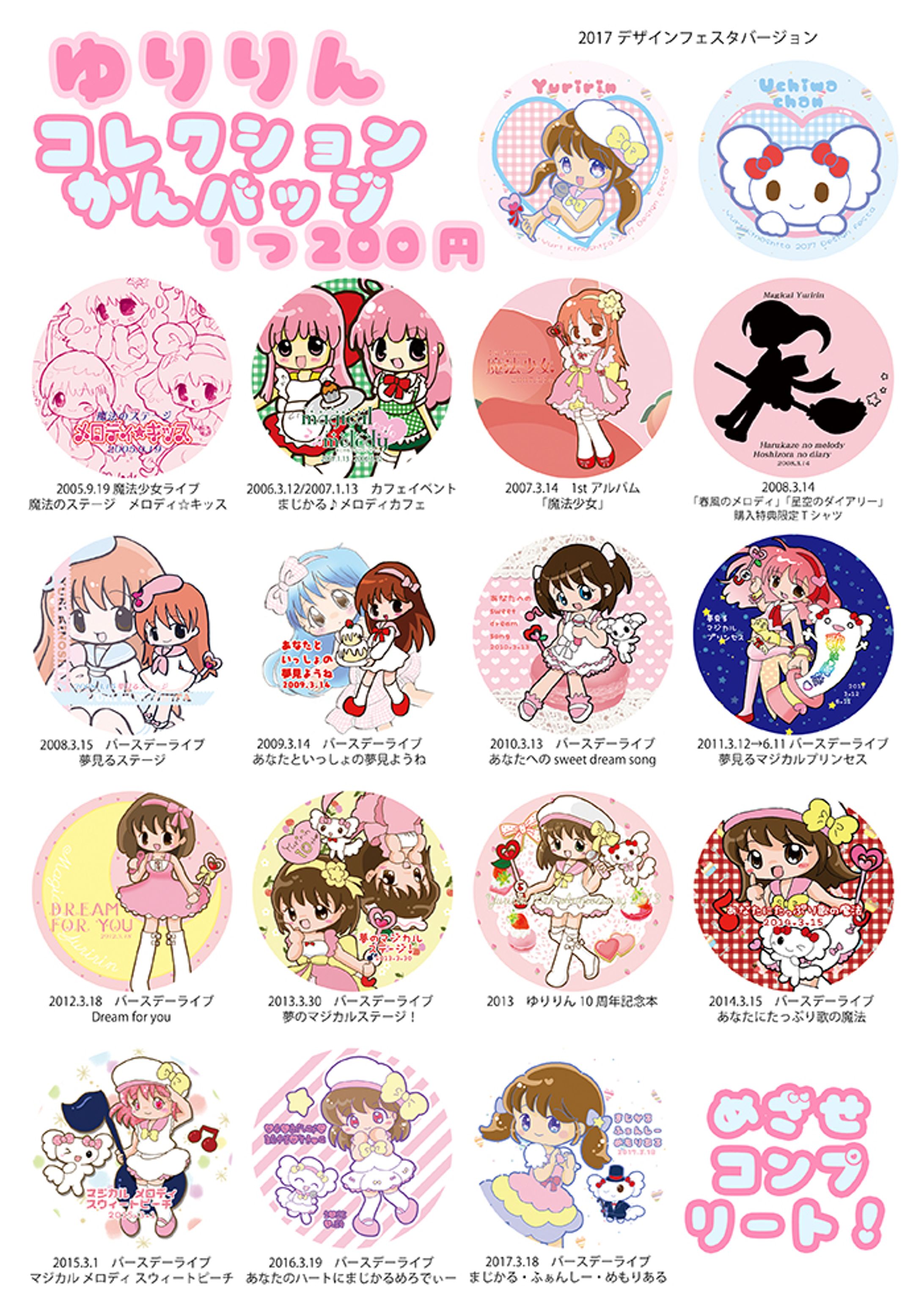 2017デザフェスで出した缶バッジ-1