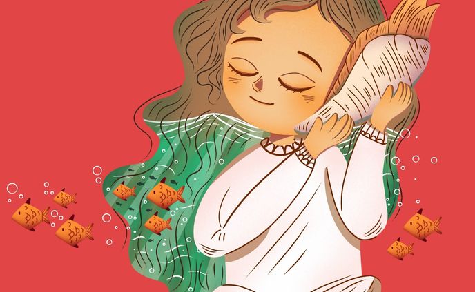 Drawing illustration for children book 