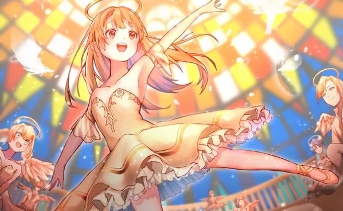 pixiv高校生イラストコンテスト2021作品「天使のバレエ」