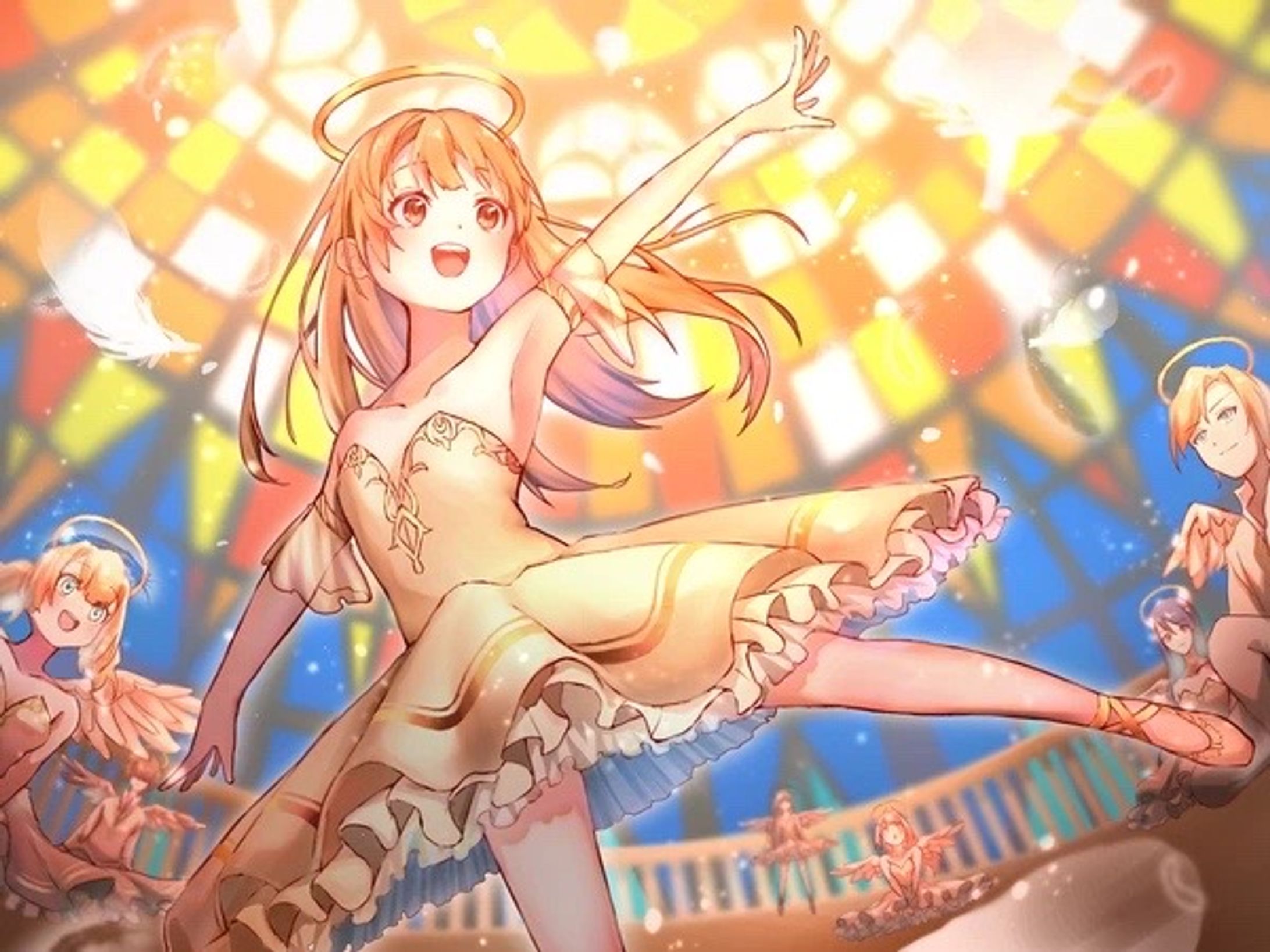 pixiv高校生イラストコンテスト2021作品「天使のバレエ」-1