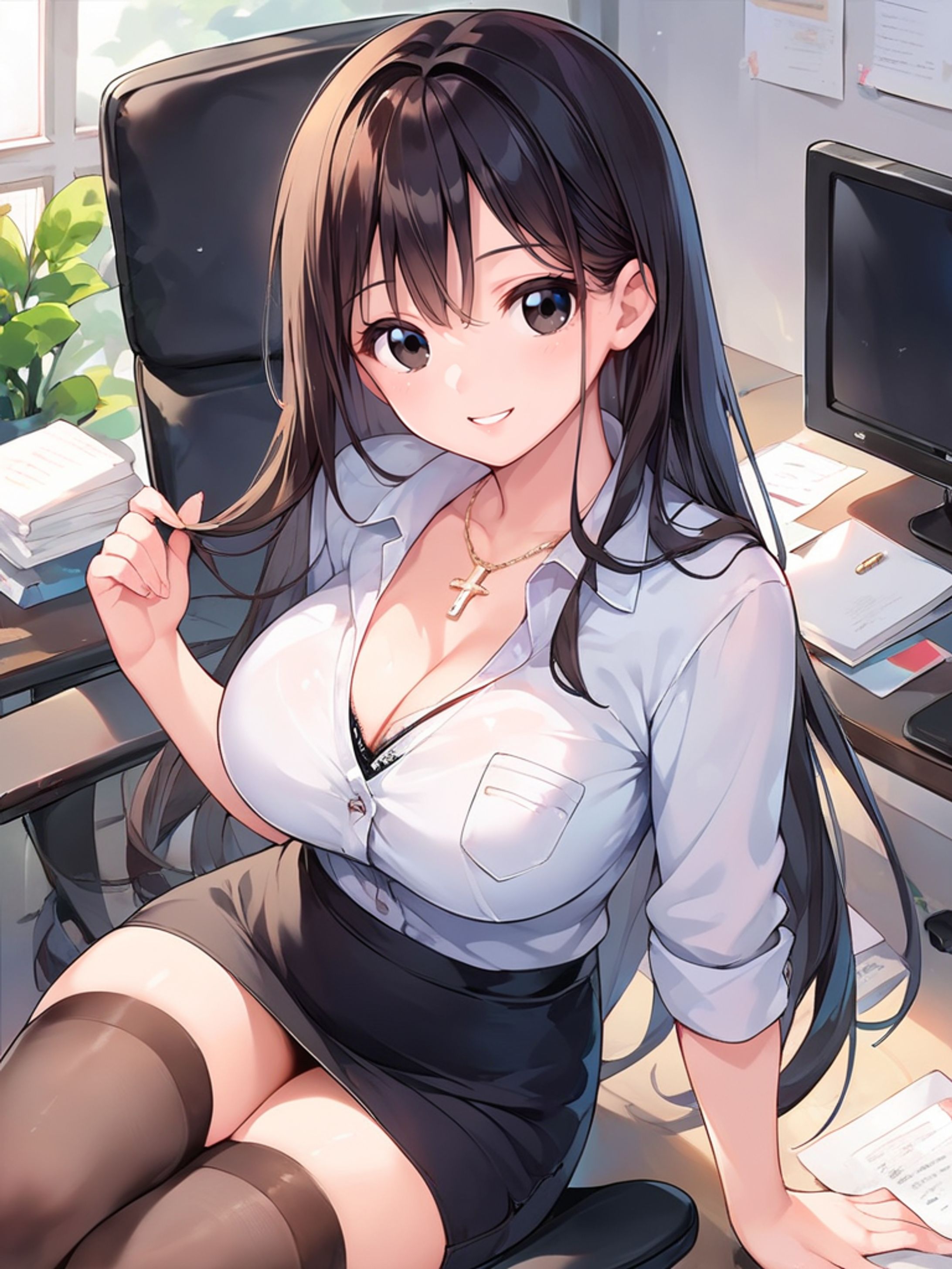 anime office lady-1
