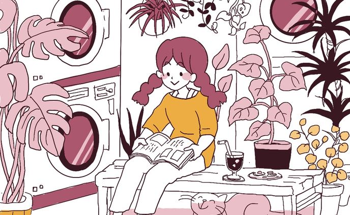 レトロ印刷jam様　日めくりカレンダーイラスト