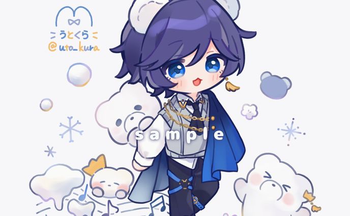 【全ておまかせコース】夏白くぅま様 ＳＤイラスト