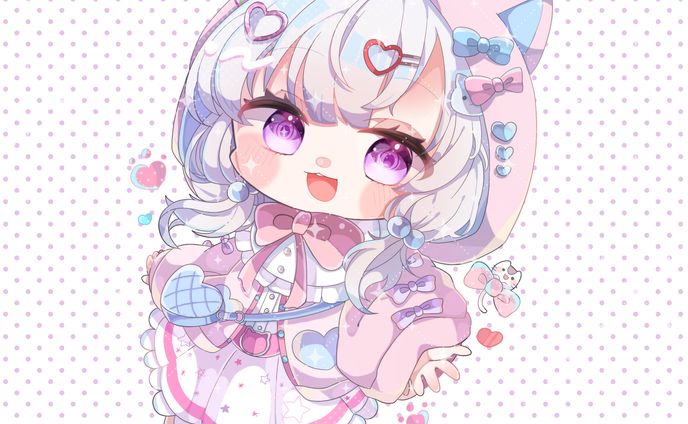 にゃも様ミニキャライラスト