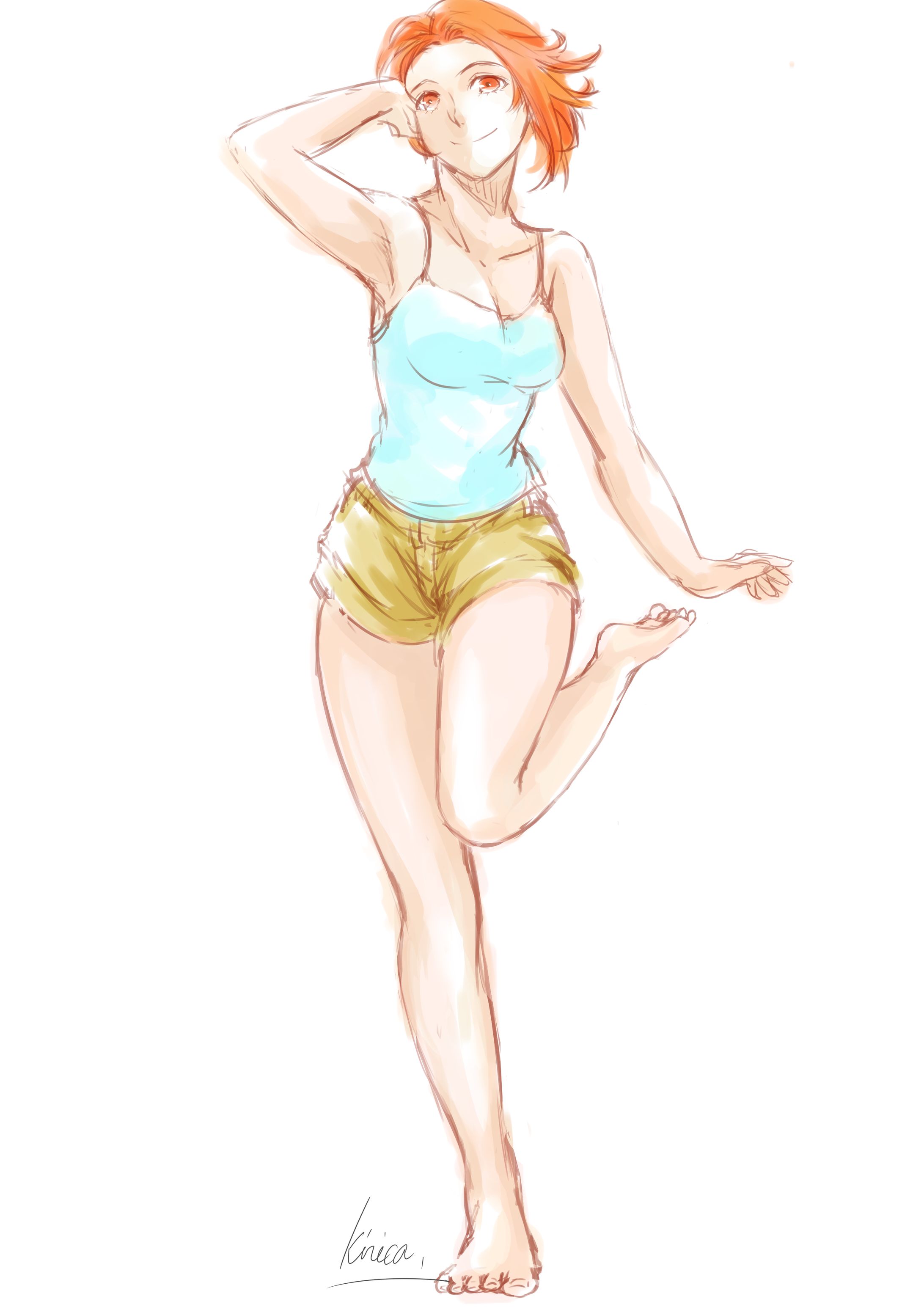 20代女性イメージ立ち絵　サンプル-1