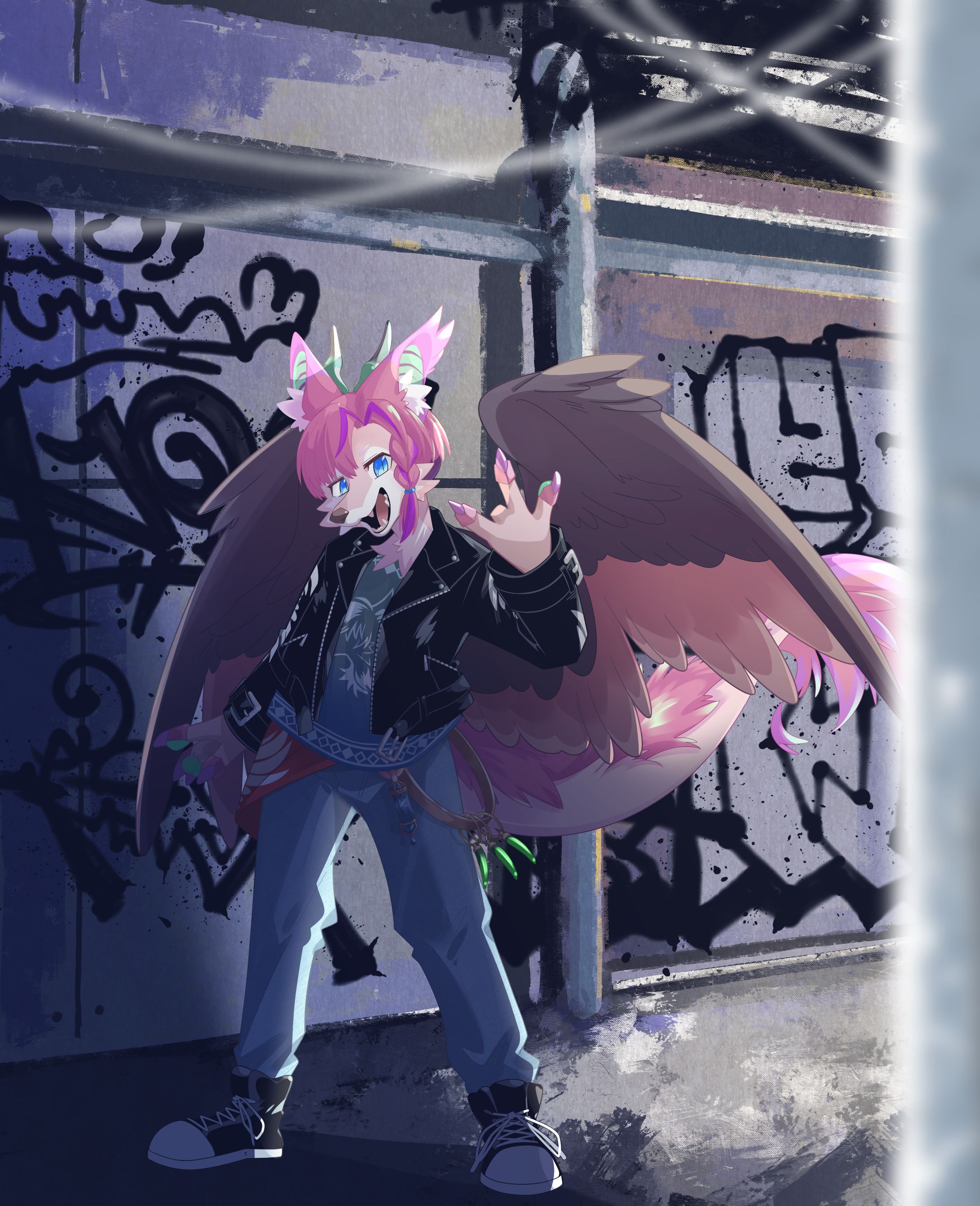 桜雅イルク様　1枚絵イラスト-1