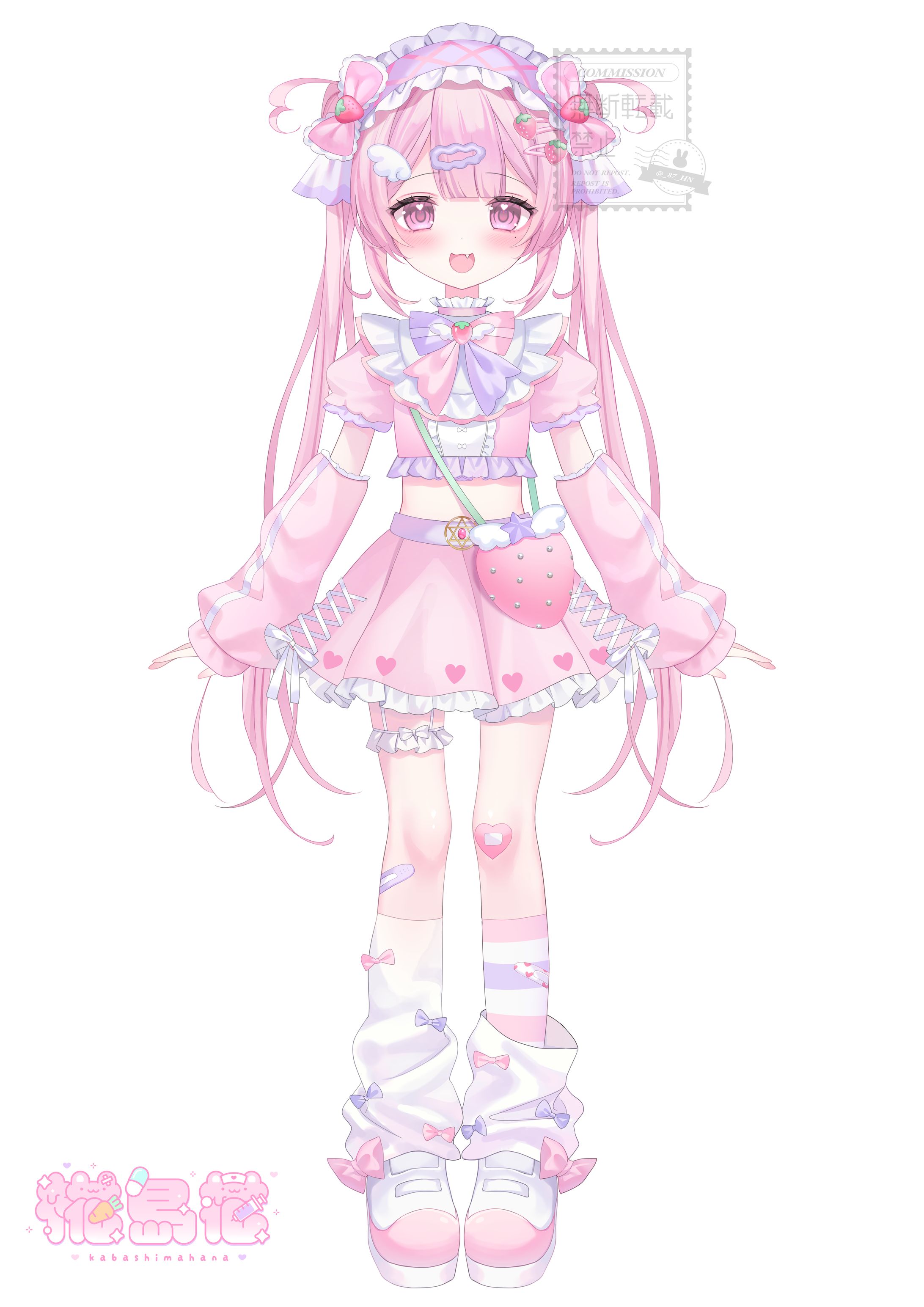 夢莉いあ様　Live2D用イラスト-1