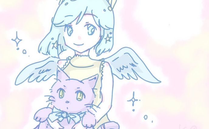 天使とねこ