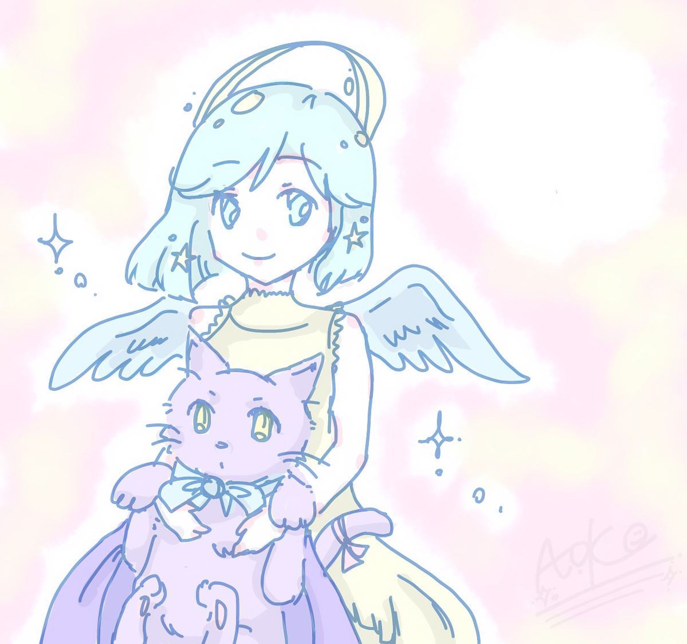 天使とねこ-1