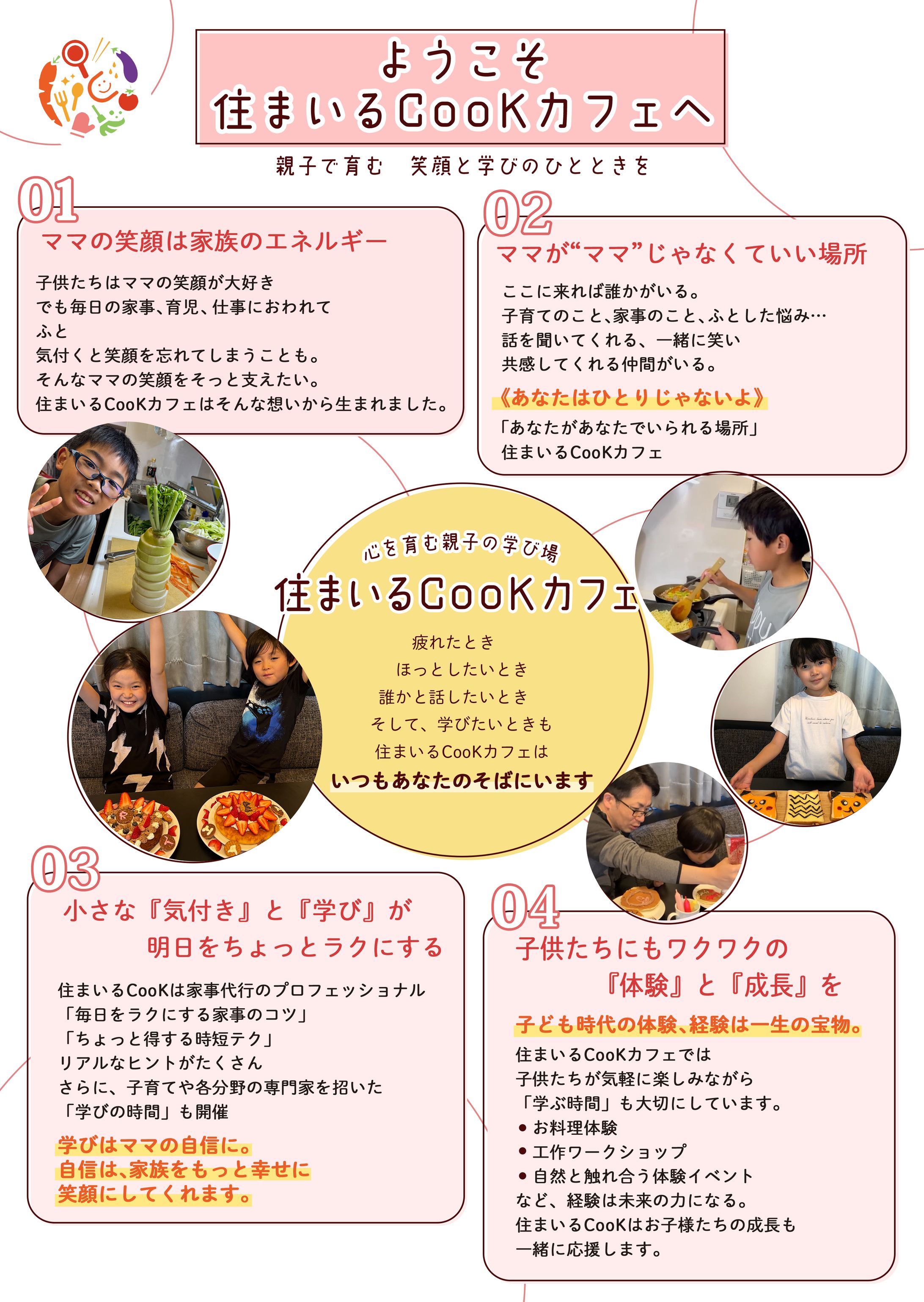 住まいるCooK株式会社様｜カフェメニュー内コンセプト紹介ページ-1