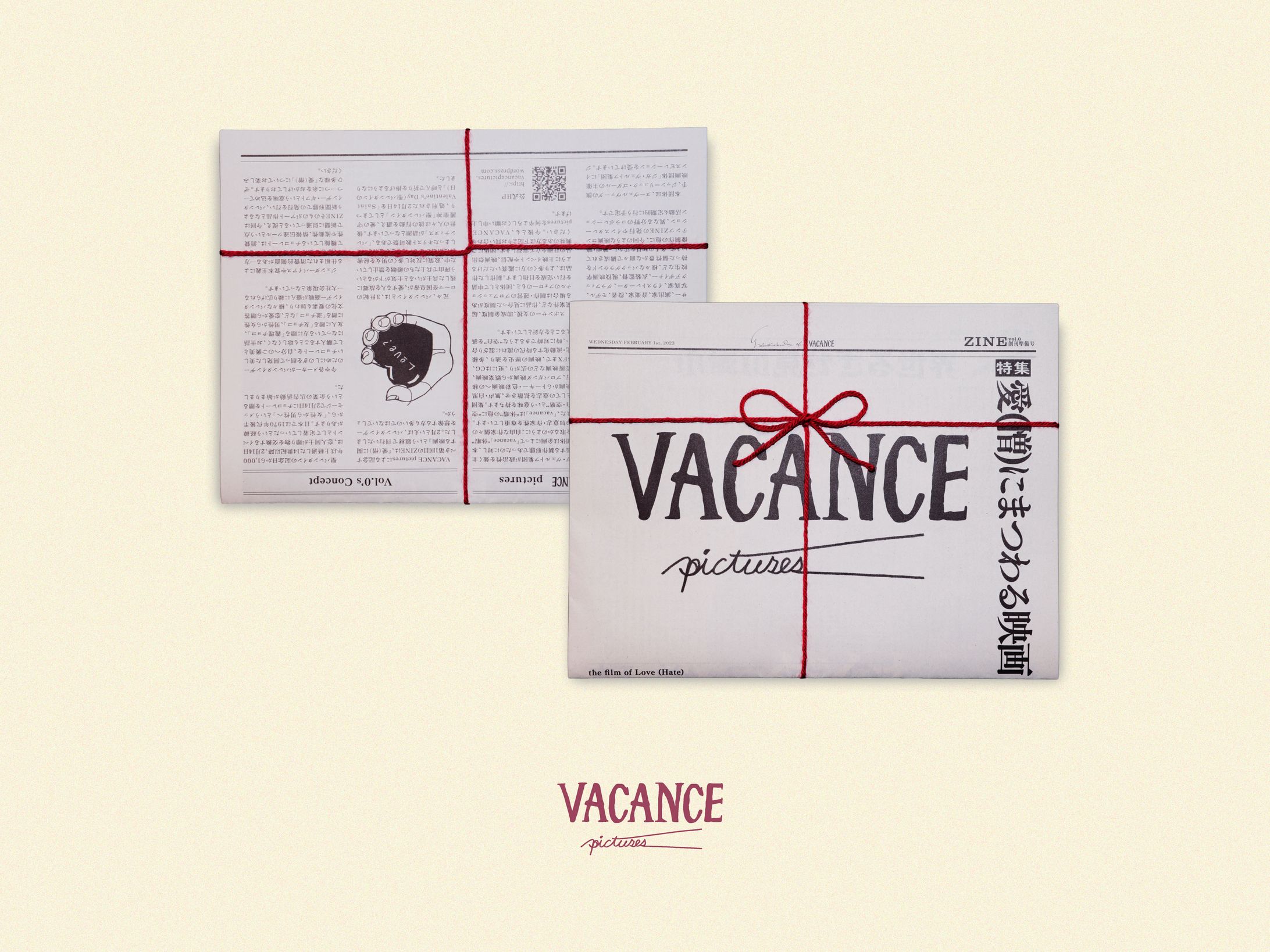 Graphic Design>>VACANCE pictures ZINE vol.0-1