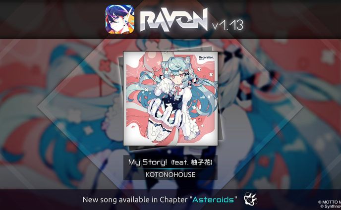 リズムゲーム「RAVON」楽曲収録