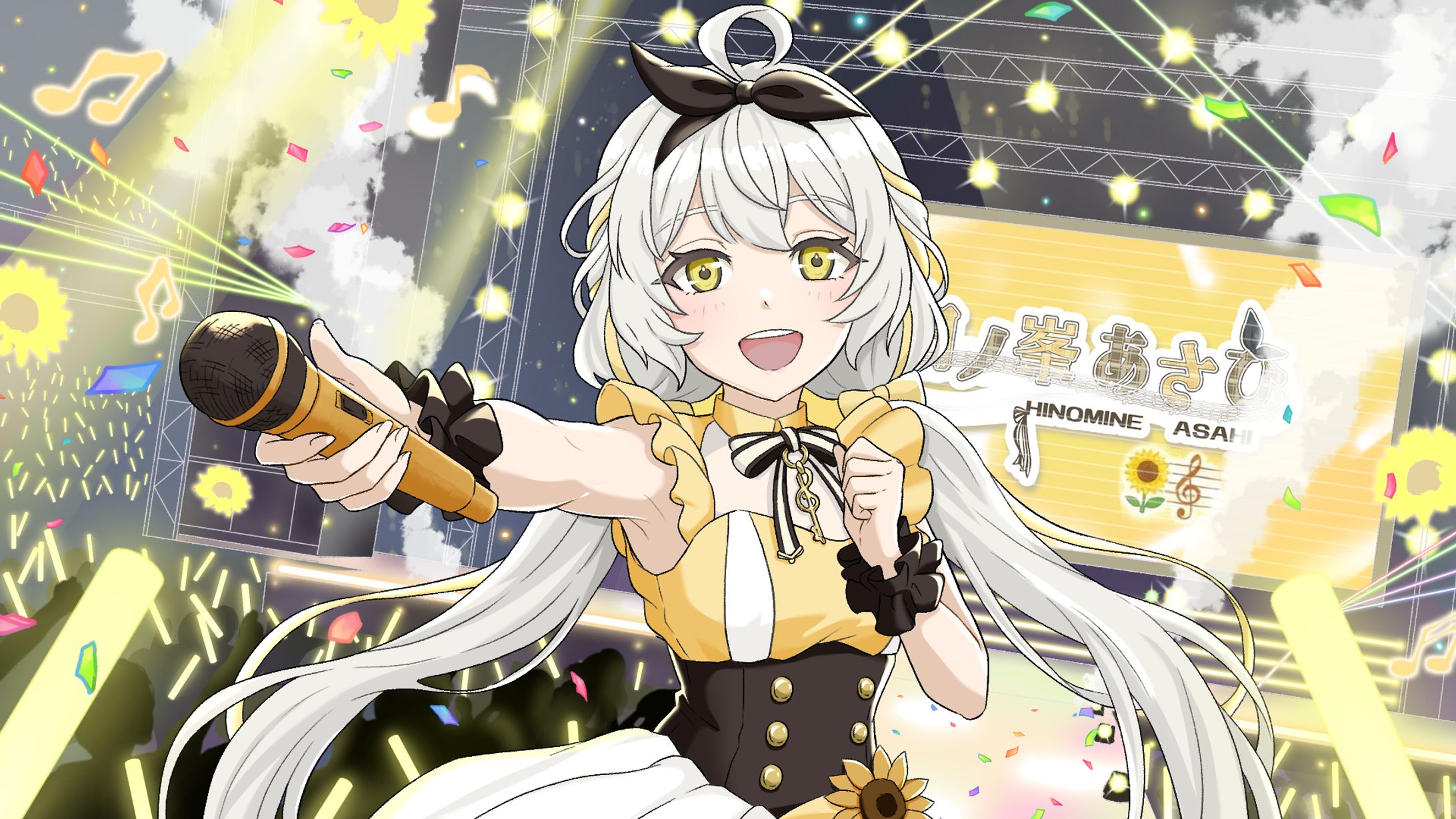 『日ノ峯あさひ』（Vライバー）【サムネイル/リスナープレゼント企画用】-1