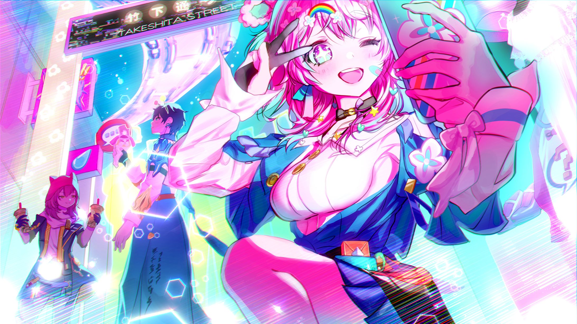 列車組、原宿観光！-1