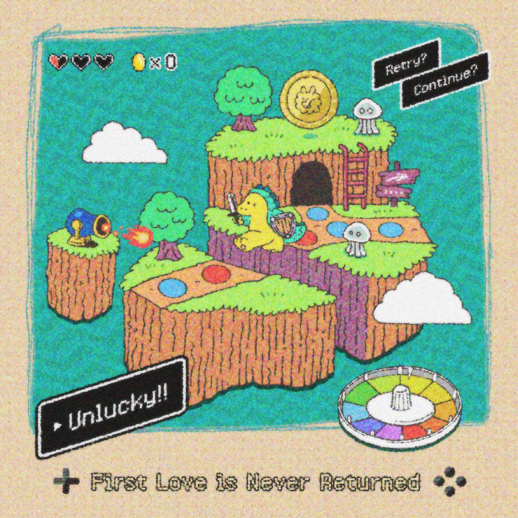 First Love is Never Returned『Unlucky!!』 / ジャケットデザイン（2024）-1