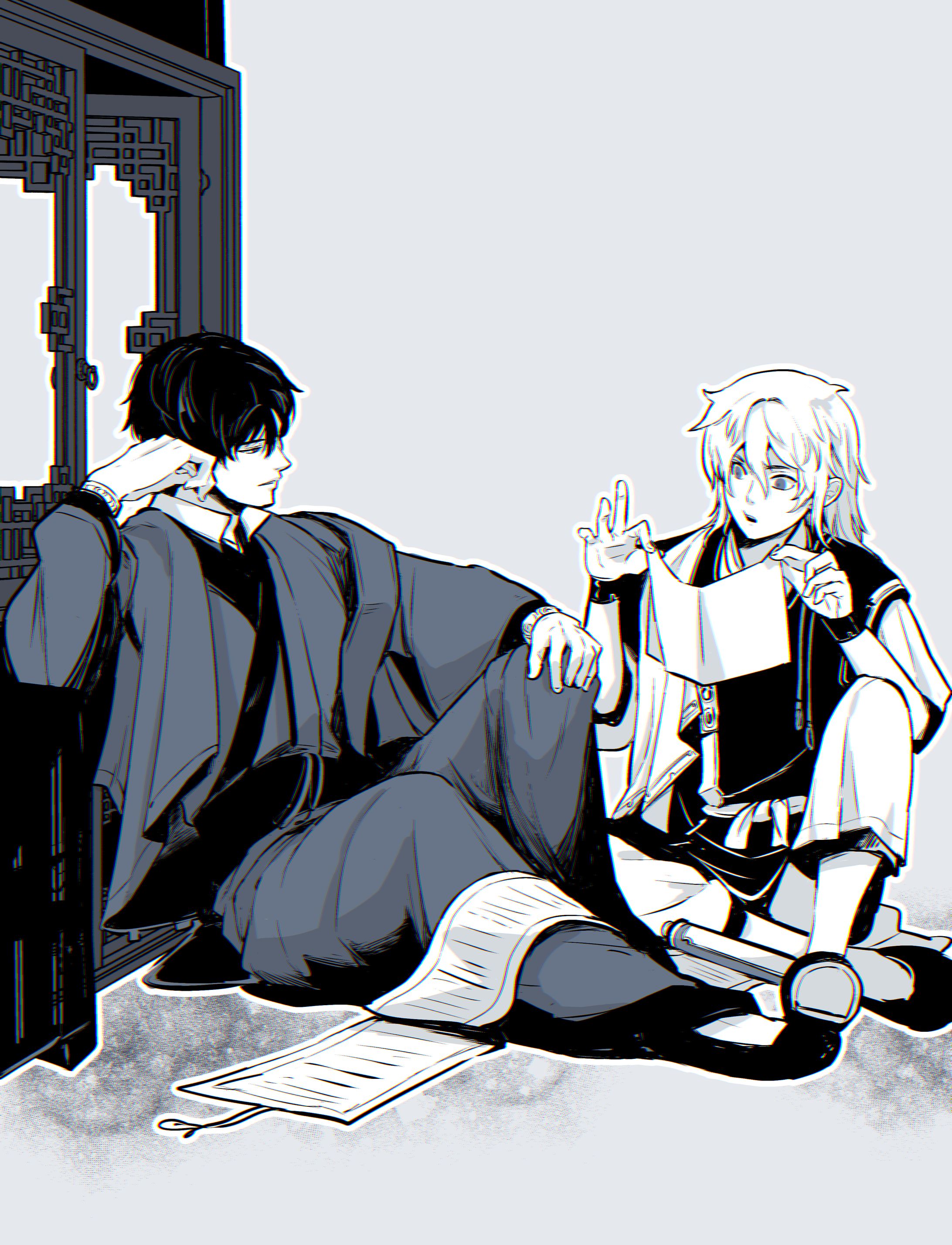 モノクロイラスト-1