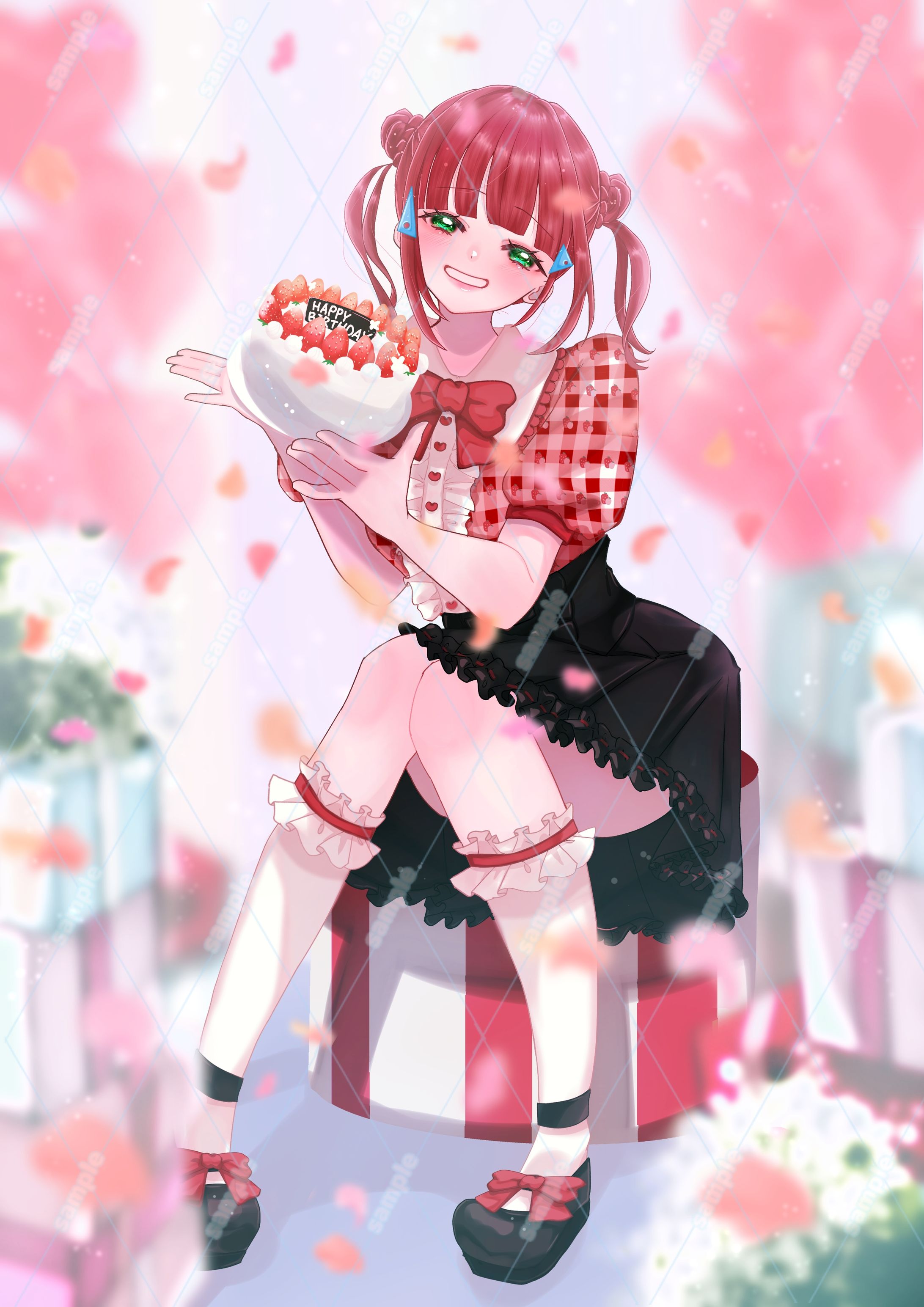三島ひあか様誕生日イラスト-1