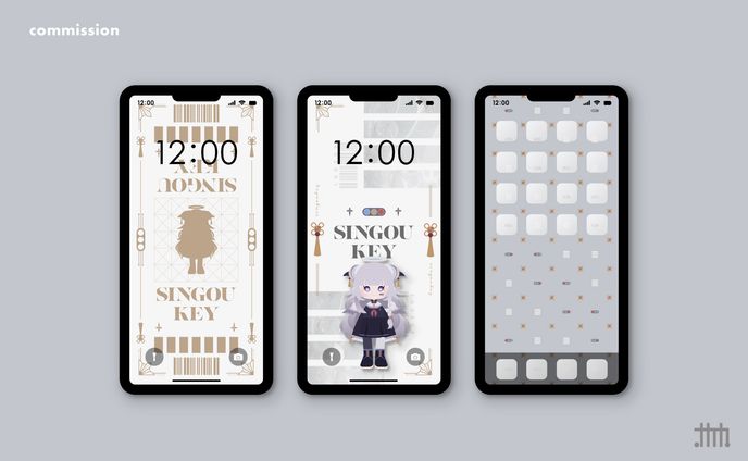 【skeb】シンゴウキイ様 スマホ壁紙
