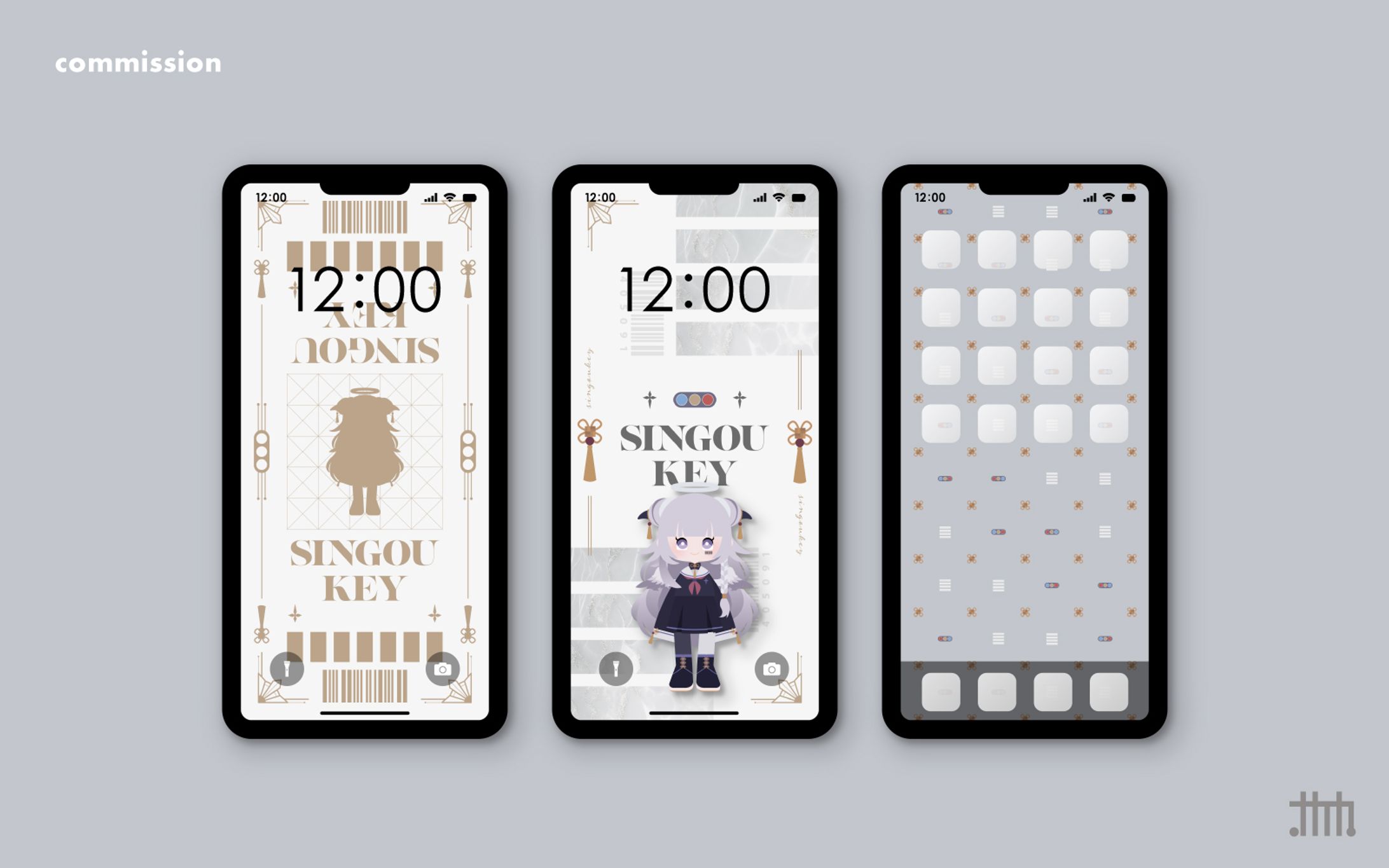 【skeb】シンゴウキイ様 スマホ壁紙-1