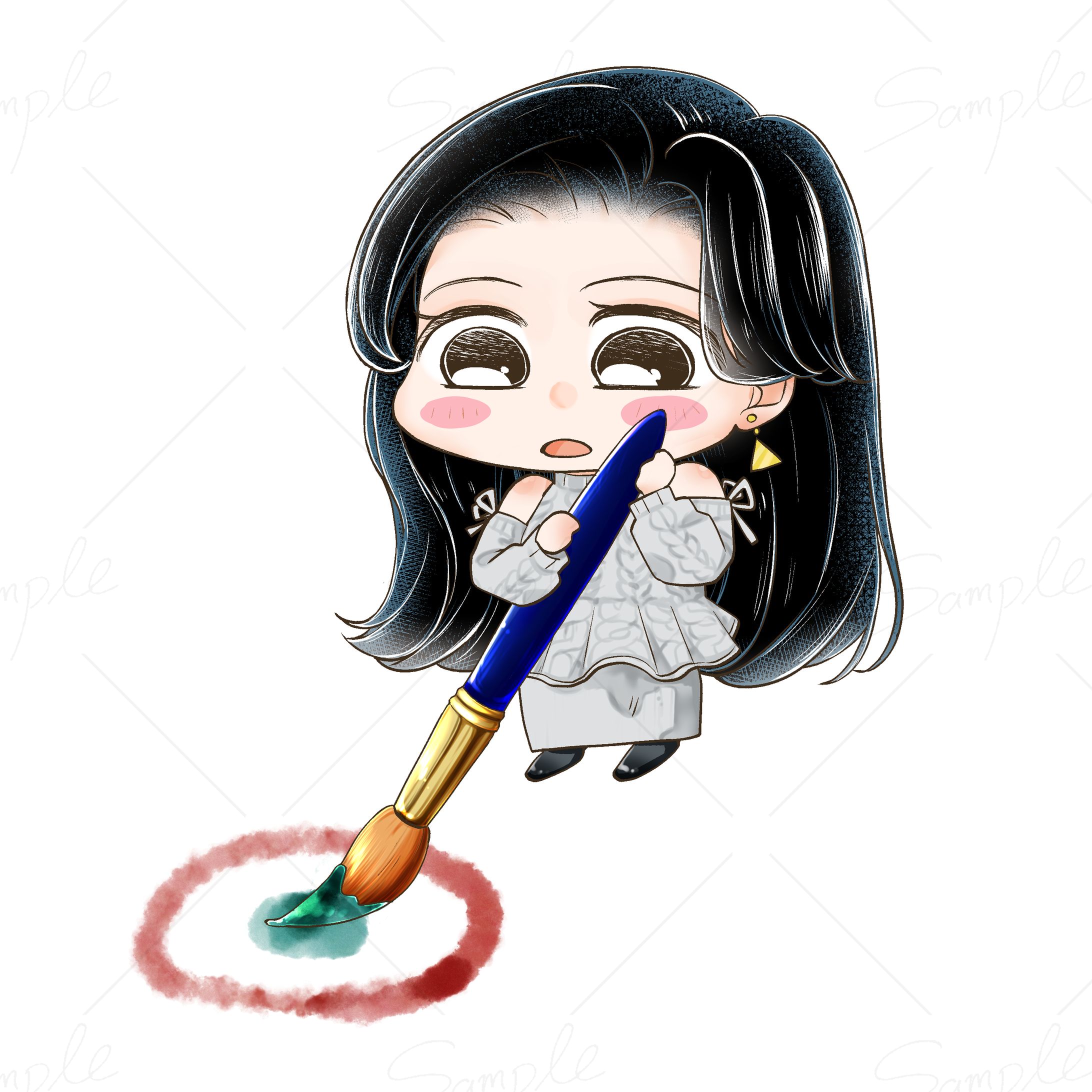  ワークショップイラストカット -1
