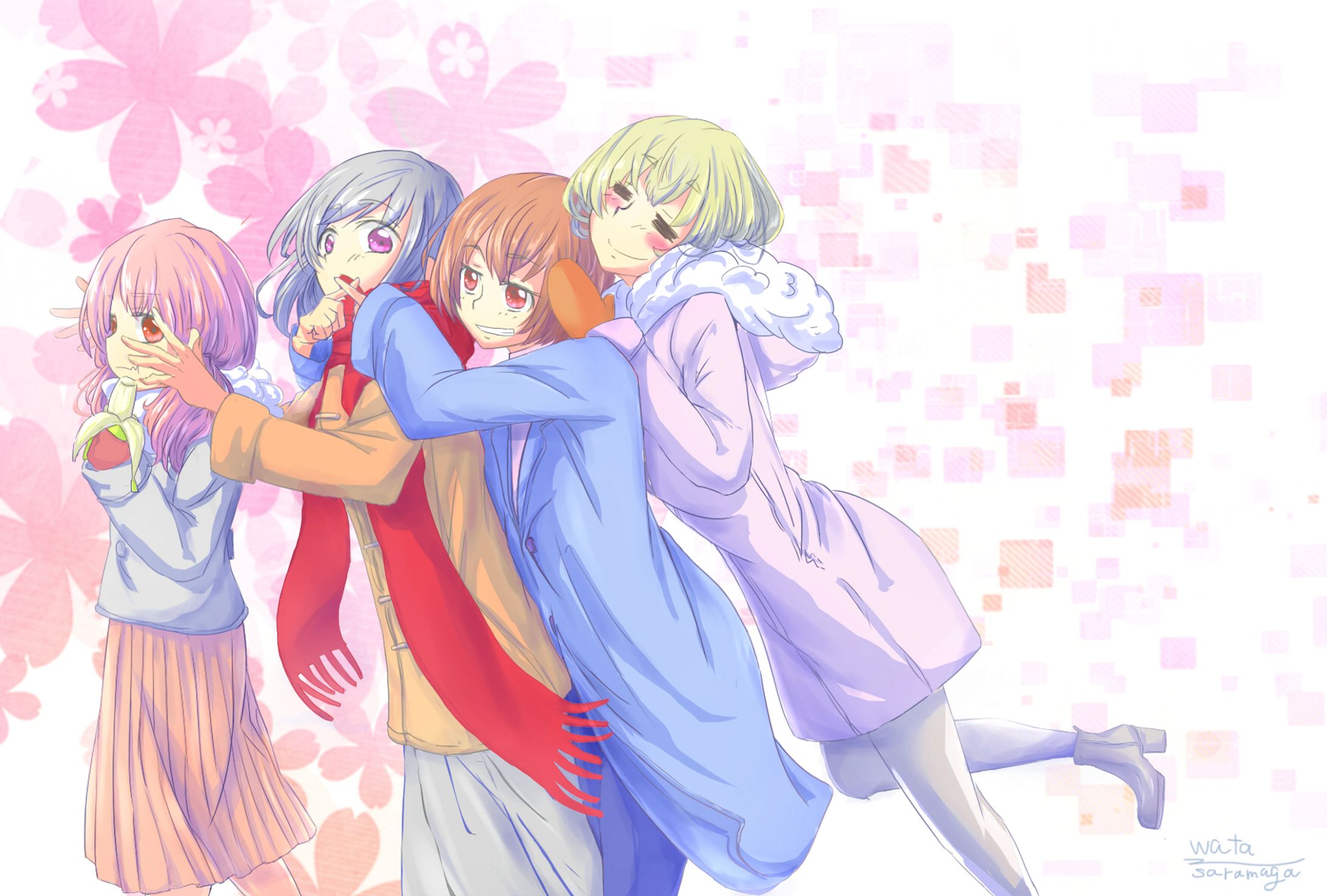 (　☁　)年賀絵2016-1