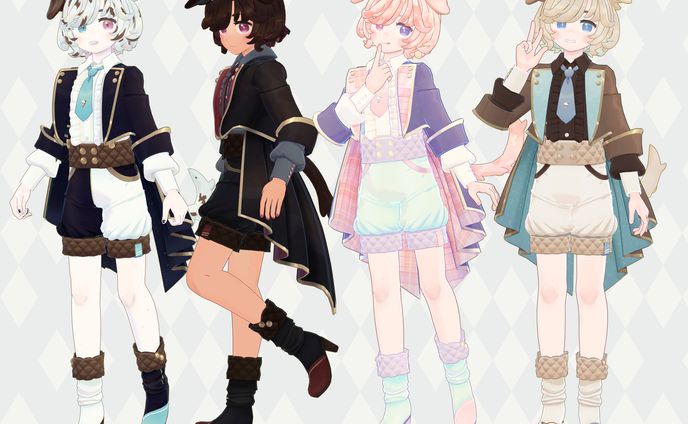 VRChat用3Dアバター制作