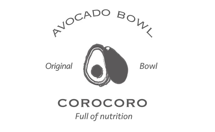 飲食店_ロゴ_アボカドボウルcorocoro