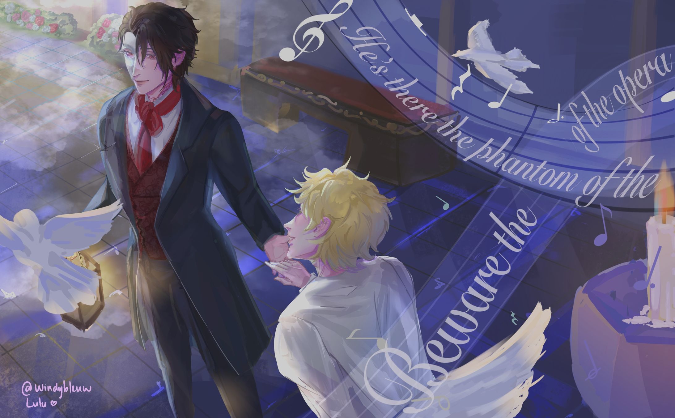 Dream Artwork. Original Character and Rust.-1
