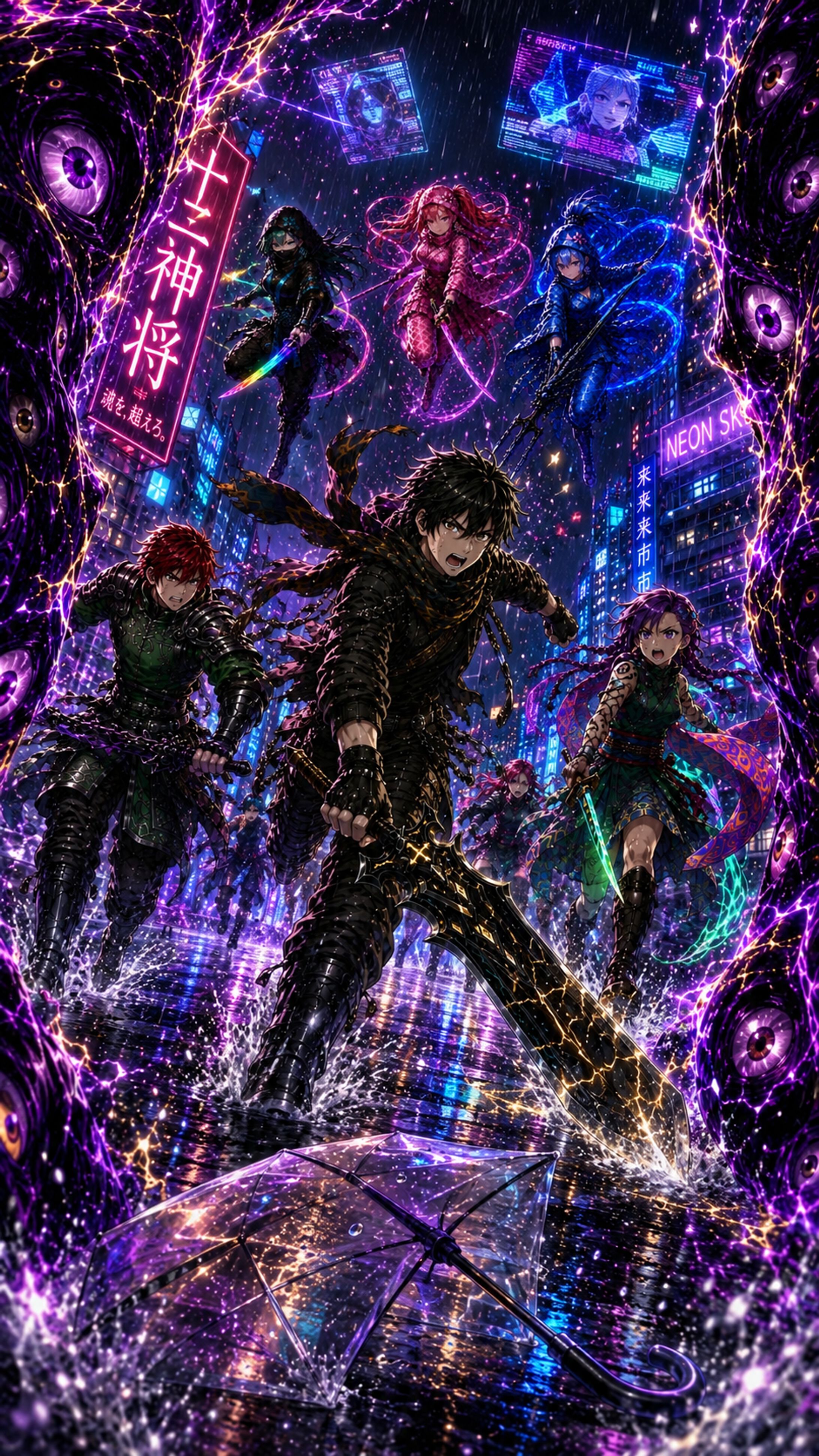 【幻想風魔伝、2本の聖剣と聖槍。三乙ネの絆、幻想の空へ。】-1