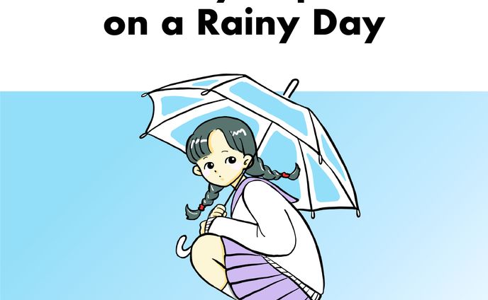アイキャッチイラスト_Podcast｜Asian City Pop Producers 様_city pop on a rainy day