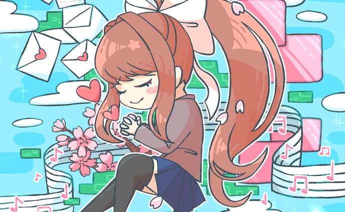 デフォルメイラストDDLC３