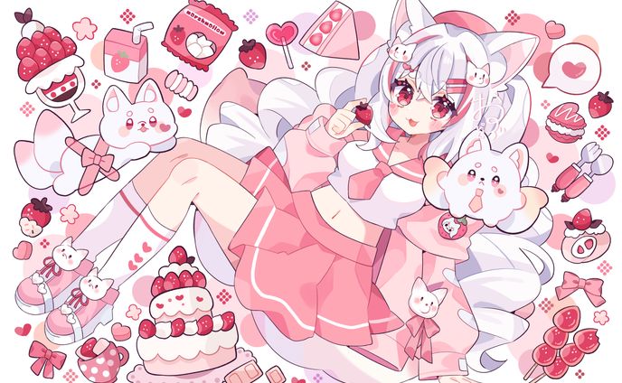 稻乙緹 様／通常等身イラスト