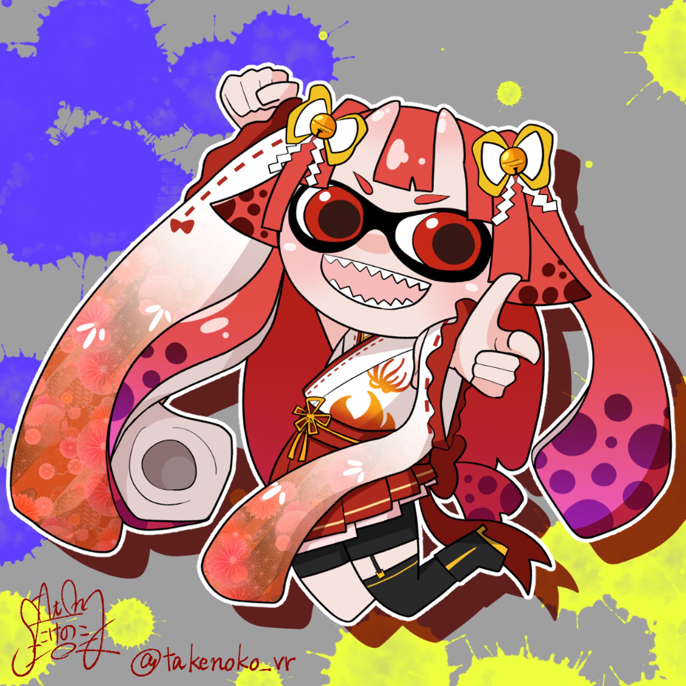 スプラトゥーンパロディイラスト-1