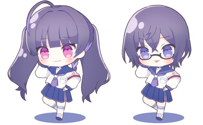 狂蘭メロコ・四季凪アキラ（にじさんじ/FA)