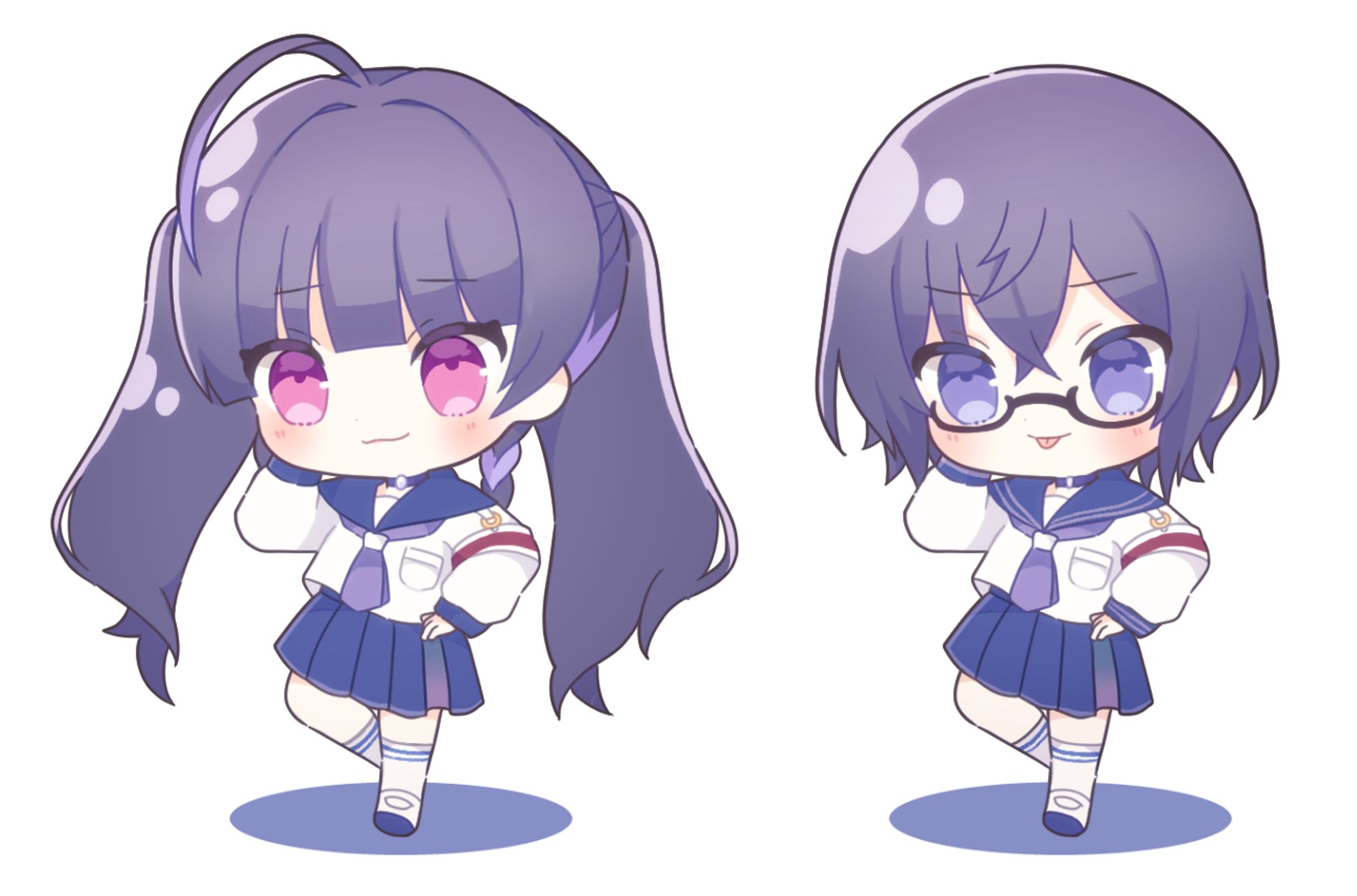 狂蘭メロコ・四季凪アキラ（にじさんじ/FA)-1