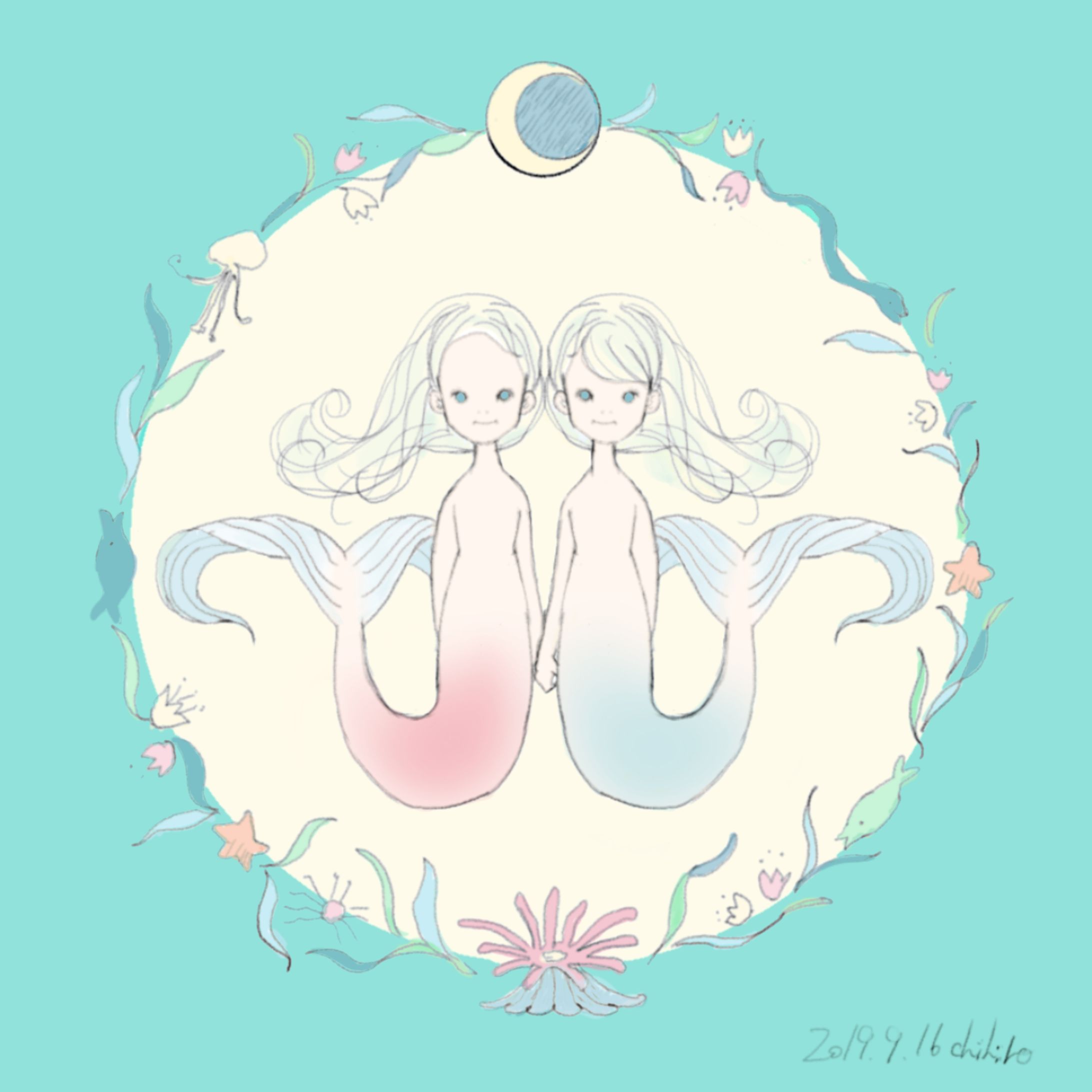 双子の人魚-1