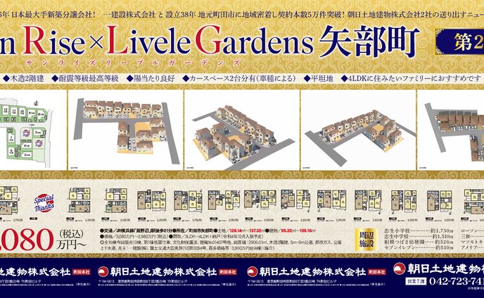 現地看板台紙 T4 矢部町2714