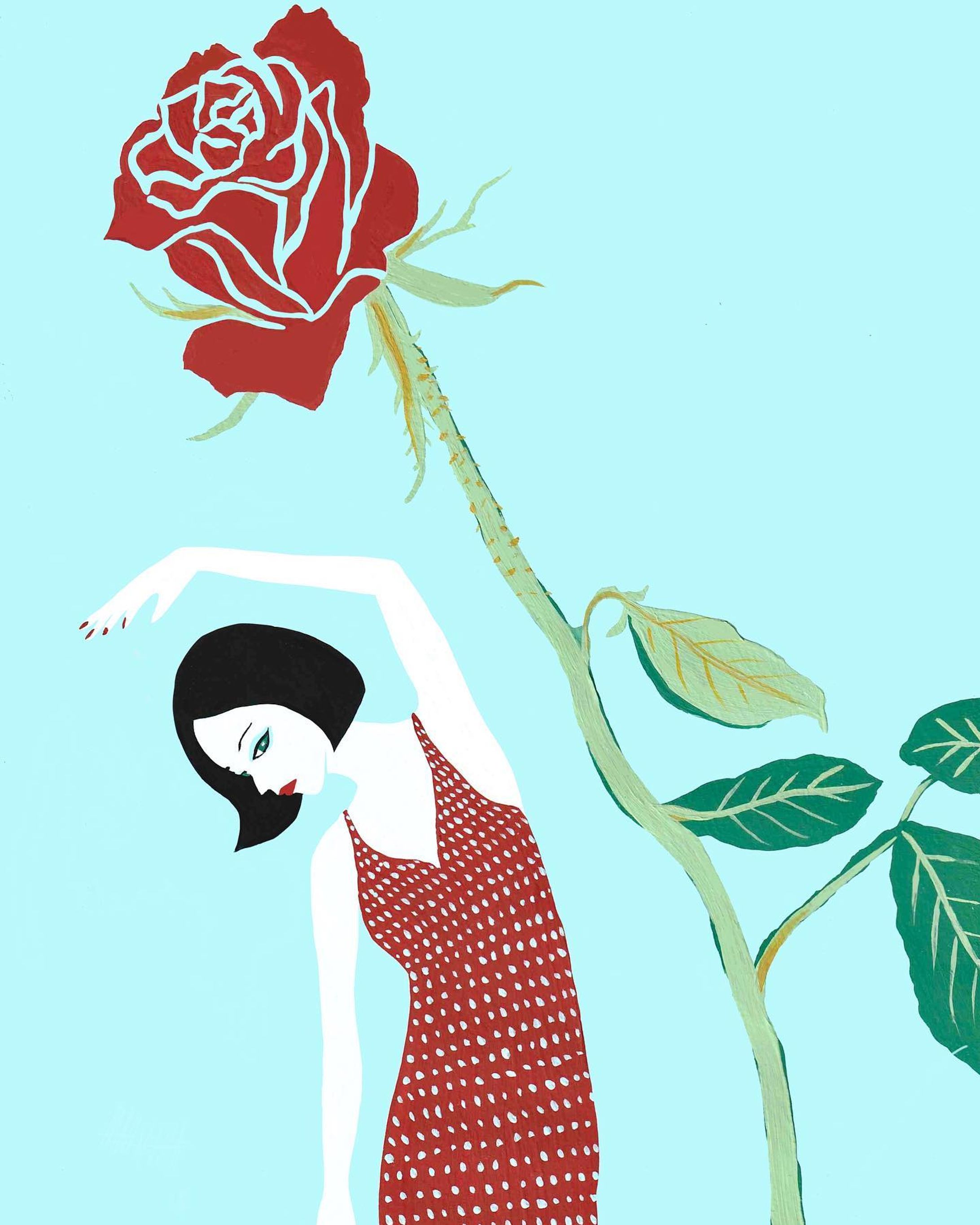 ー
Rose Calisthenics🌹

#バラ #赤いバラ #赤ネイル #体操 #黒髪ボブ #ワンピースコーデ #映画鑑賞 #お花屋さん #東京花屋 #ポスターデザイン #挿絵 #赤リップ #花びら #秋色ネイル #ルームウェア #ワンマイルウェア  #アクリル絵の具 #アートギャラリー #リラックス #ファッションイラストレーション #雑誌付録 #redrose #rosy #roomwear #fashionmagazine #voguemagazine #acrylicpainting #tate #gallerywall #worksonpaper-1