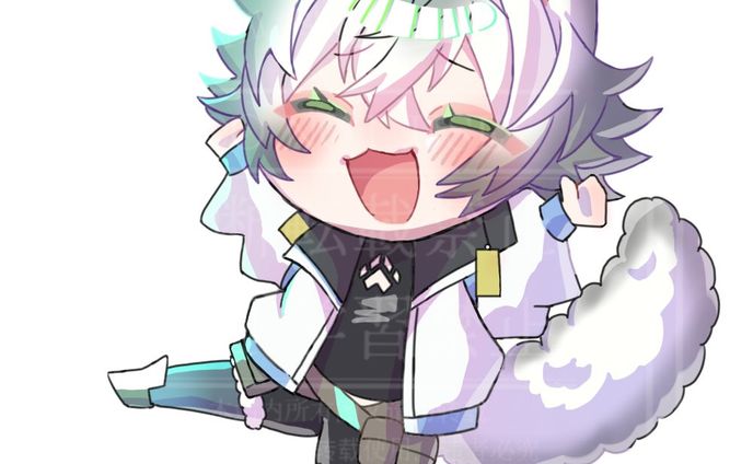 芙明真様（VTuber）のSDイラスト