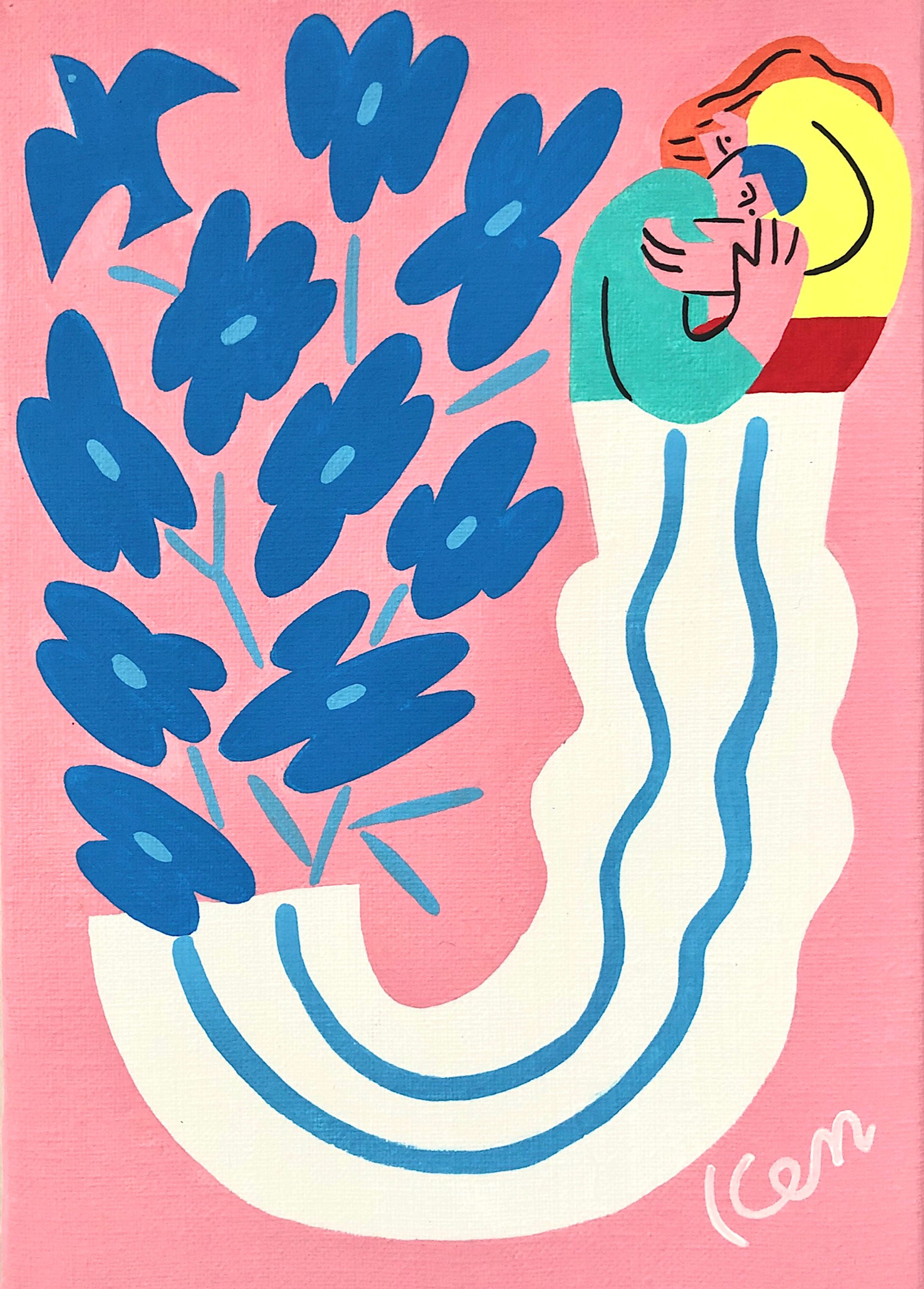 POPイラスト『花』-1