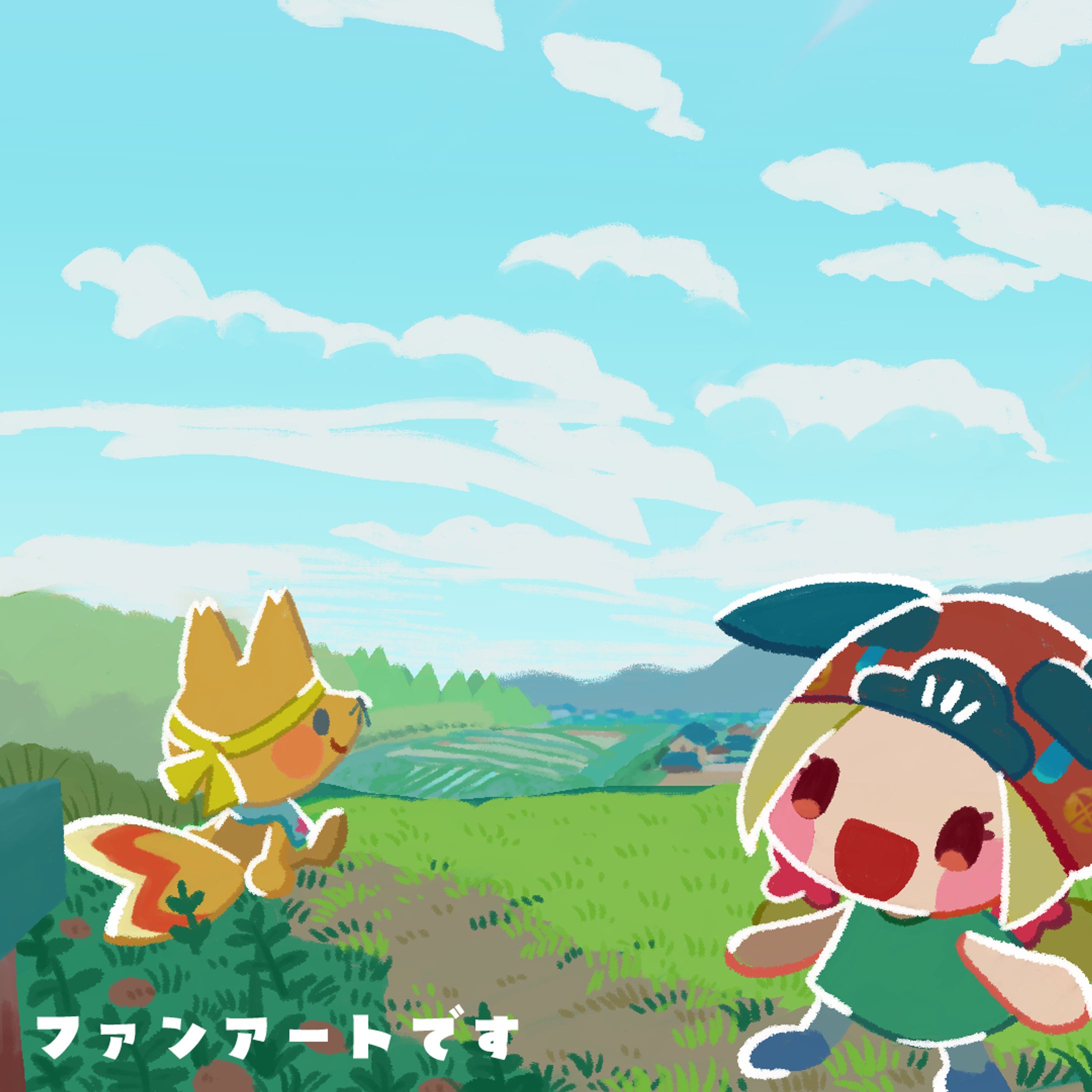 マスコットキャラクターファンイラスト-1