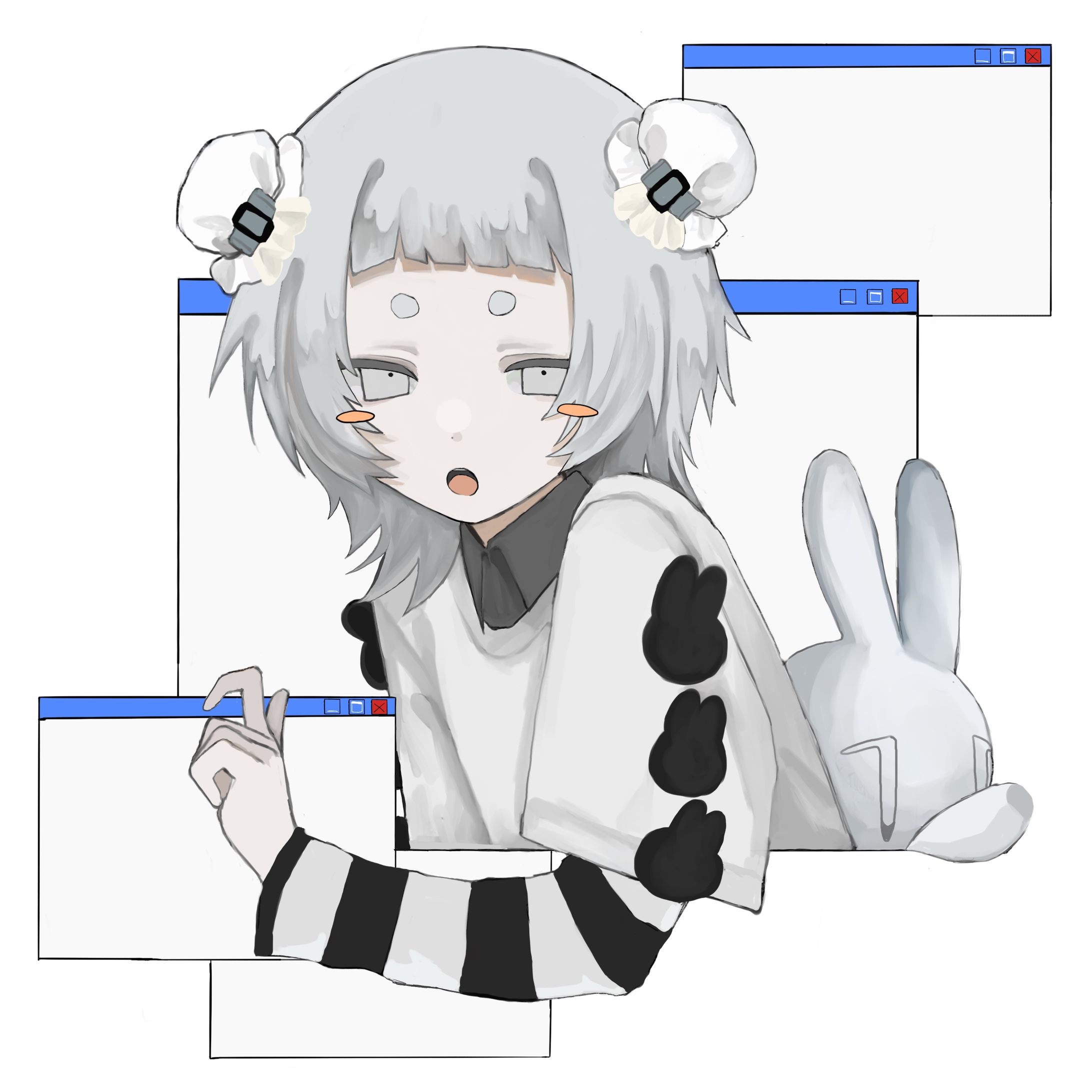 [仕事絵]辟易×衍/コラボTシャツ-1