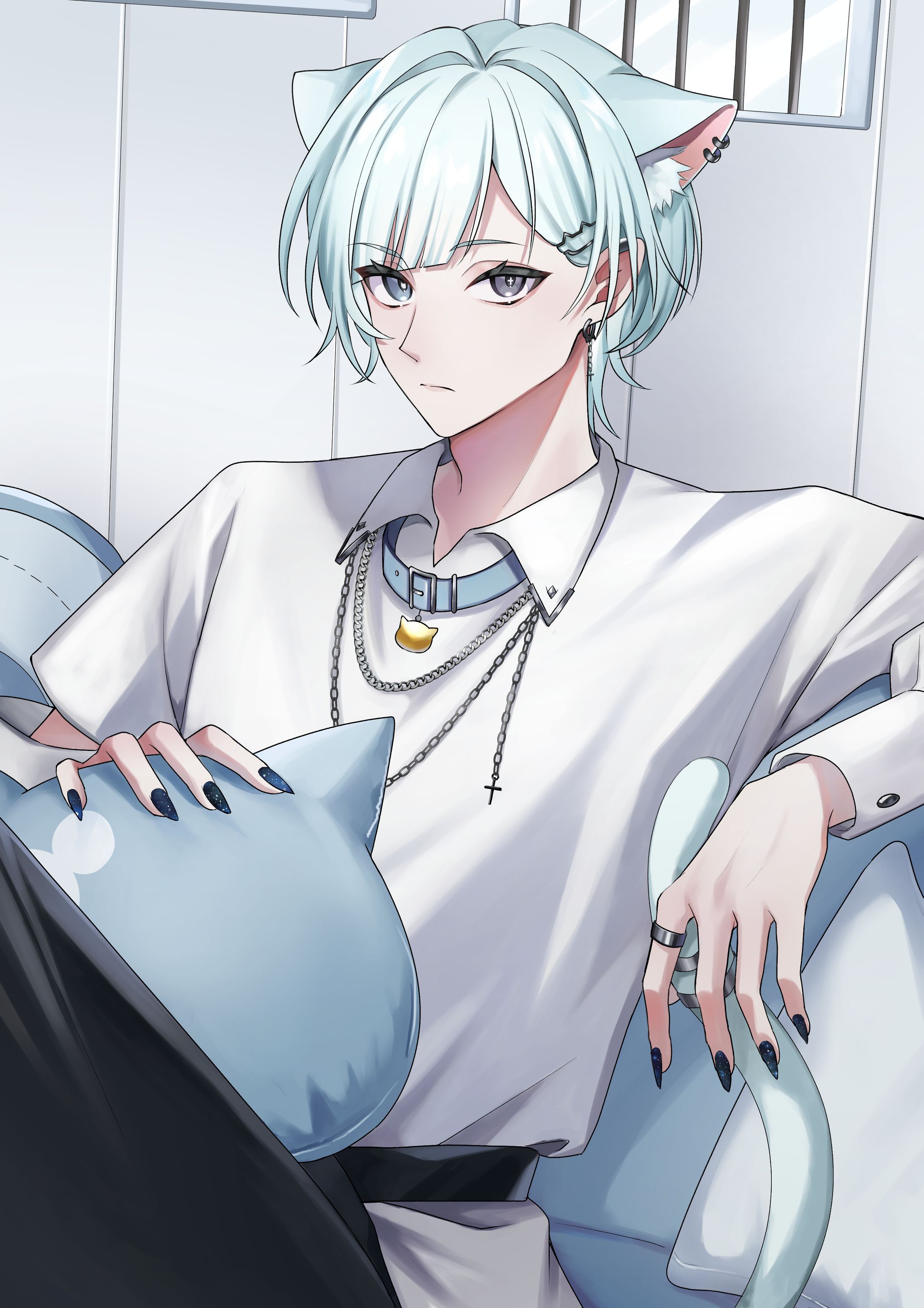 リクエストしていただいた男性vtuberむたさんの一枚絵-1