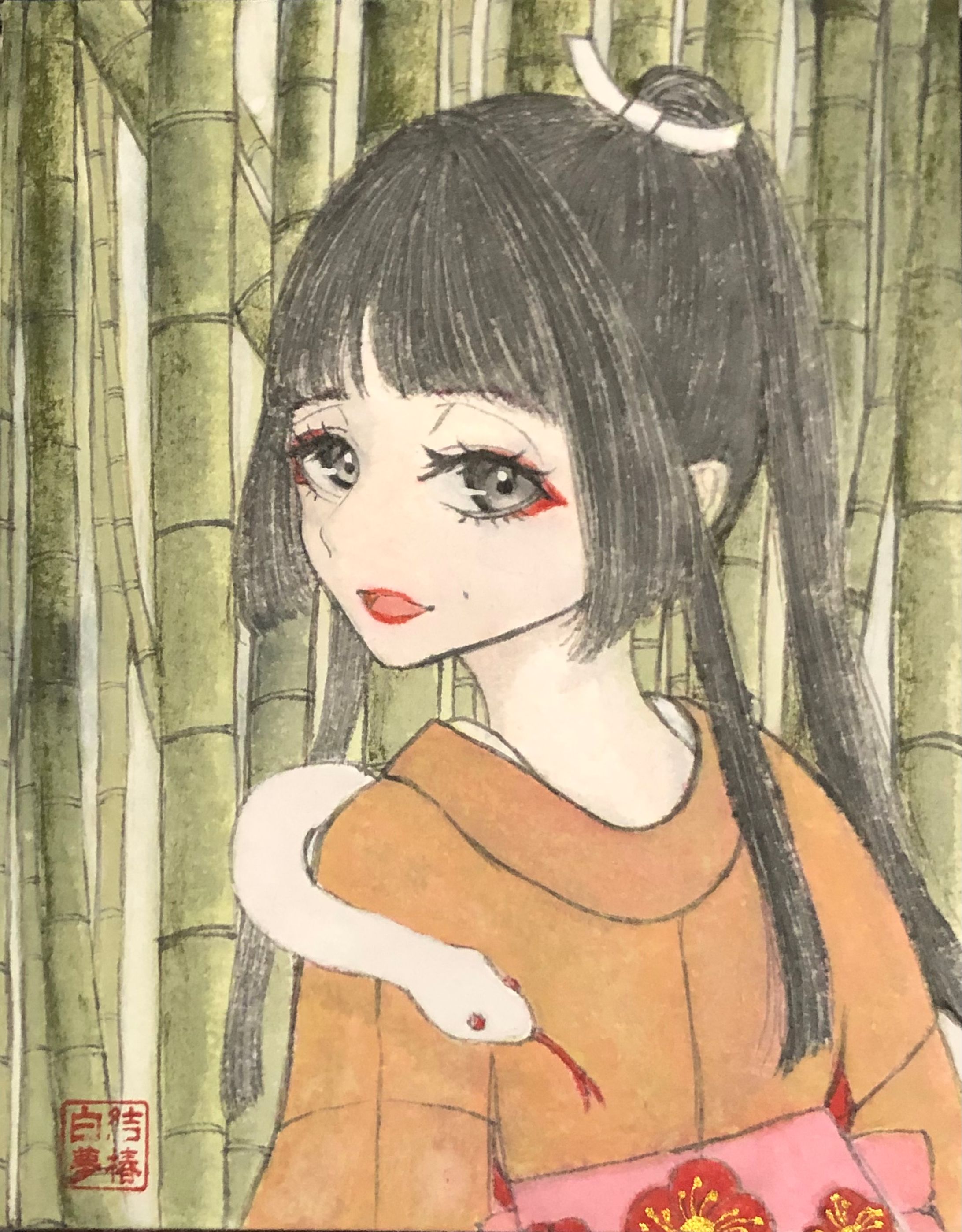 幸せを運ぶ白蛇-1