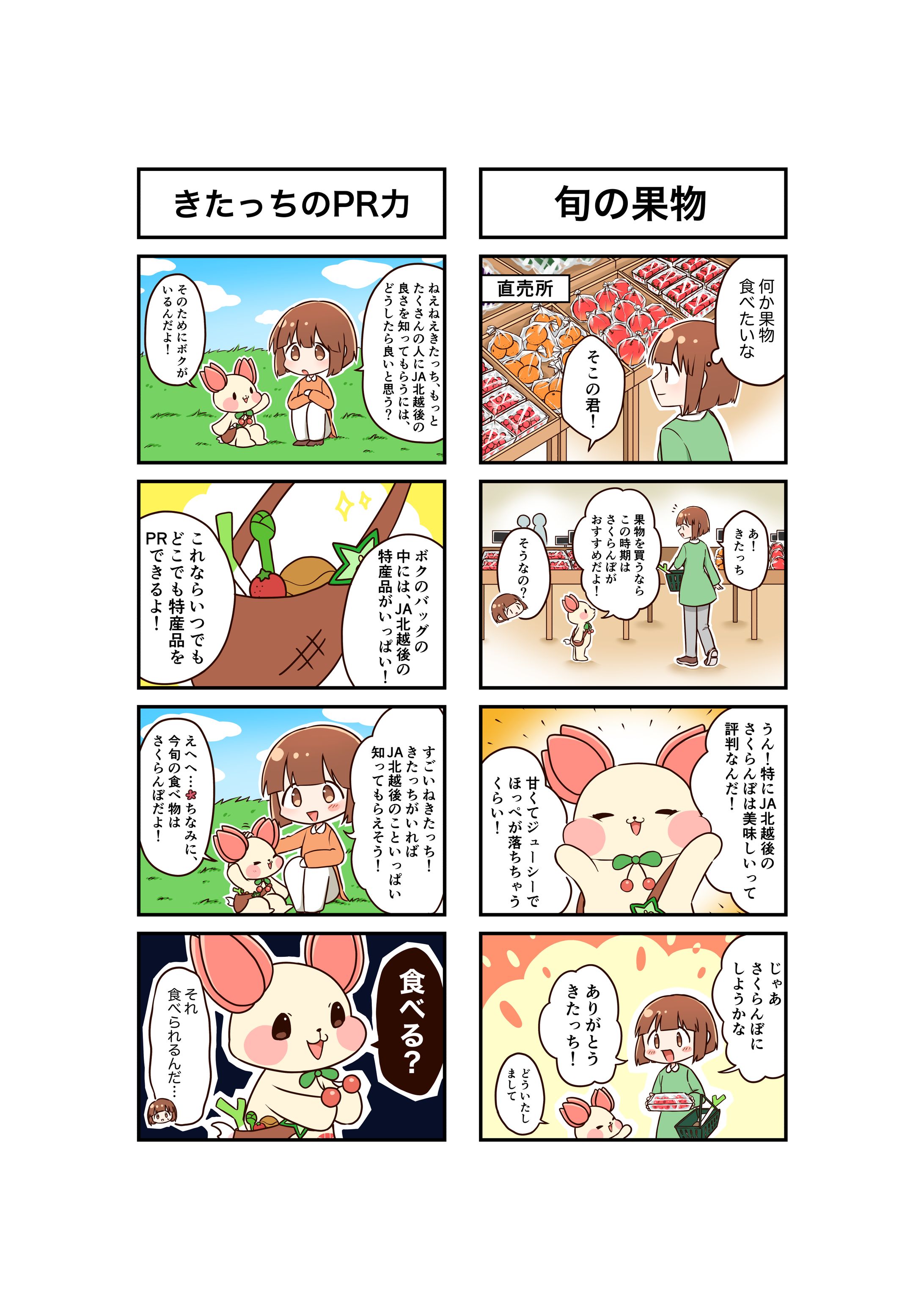 JA北越後広報誌4コママンガ-1