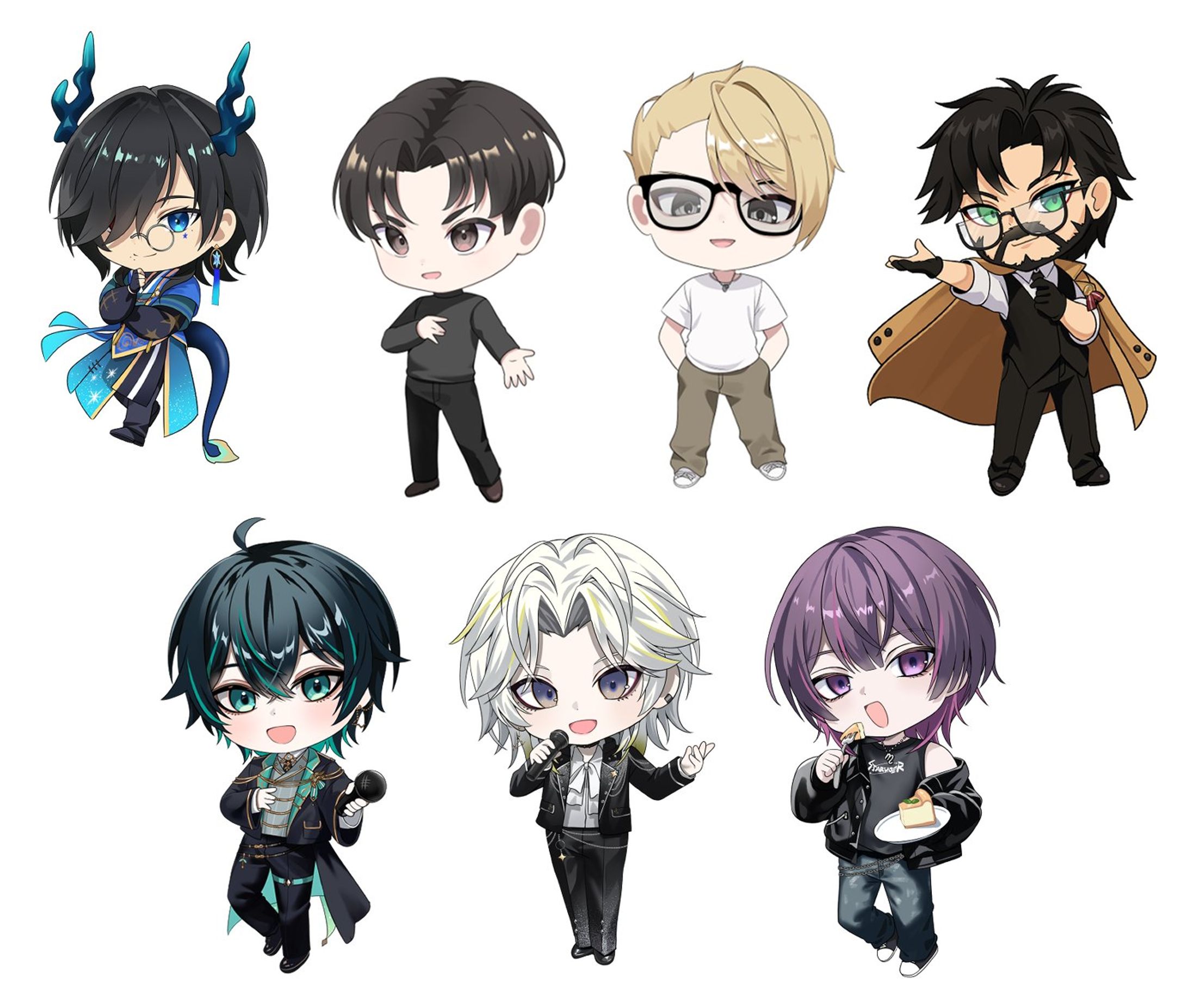 『STARGAZER 1st CONCERT “We are STARGAZER”』のSDキャライラスト-1