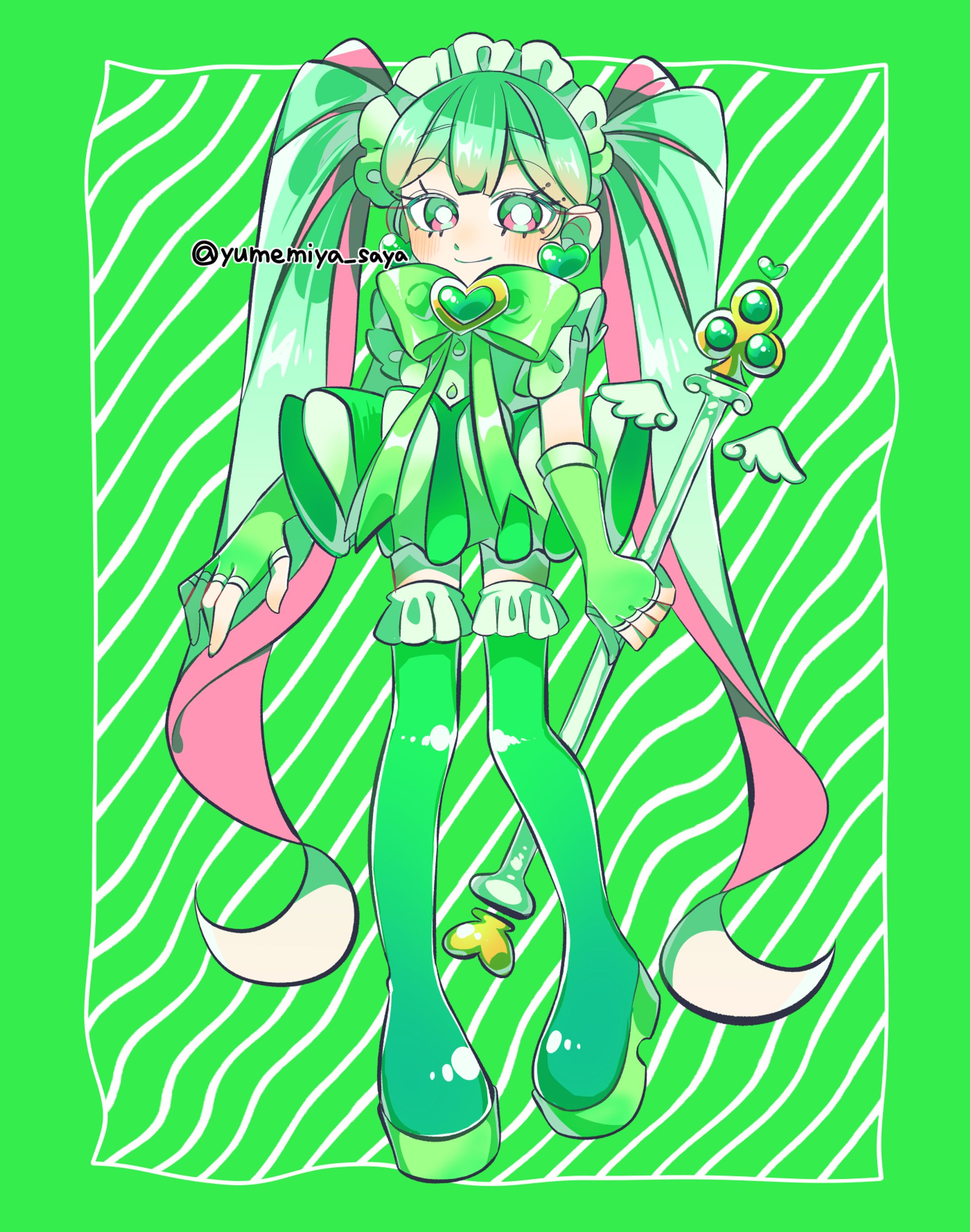 緑の魔法少女-1