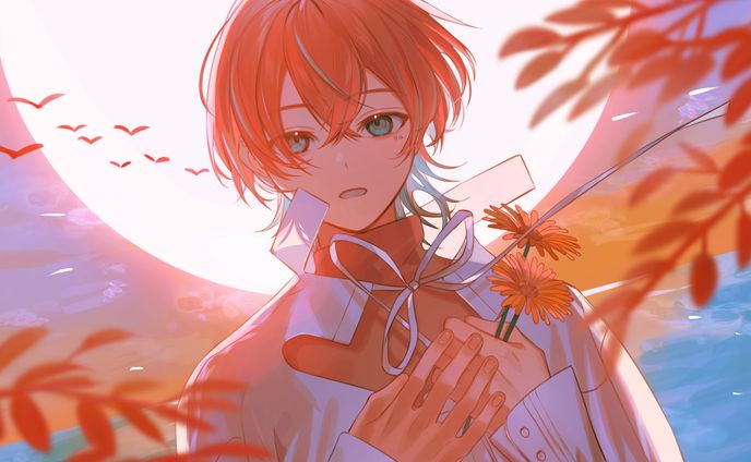 橘優「斜陽」カバー動画イラスト