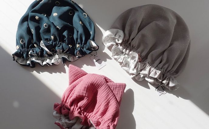 ナイトキャップは
お気に入りのデザインで🌙

 #ナイトキャップ #ぎふと #giftbox #プレゼントにおすすめ #シルクキャップ #美髪ケア #美髪 #被るトリートメント #乾燥防止