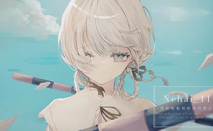 少女レイ/cover白藍おと サムネイル、MVイラスト